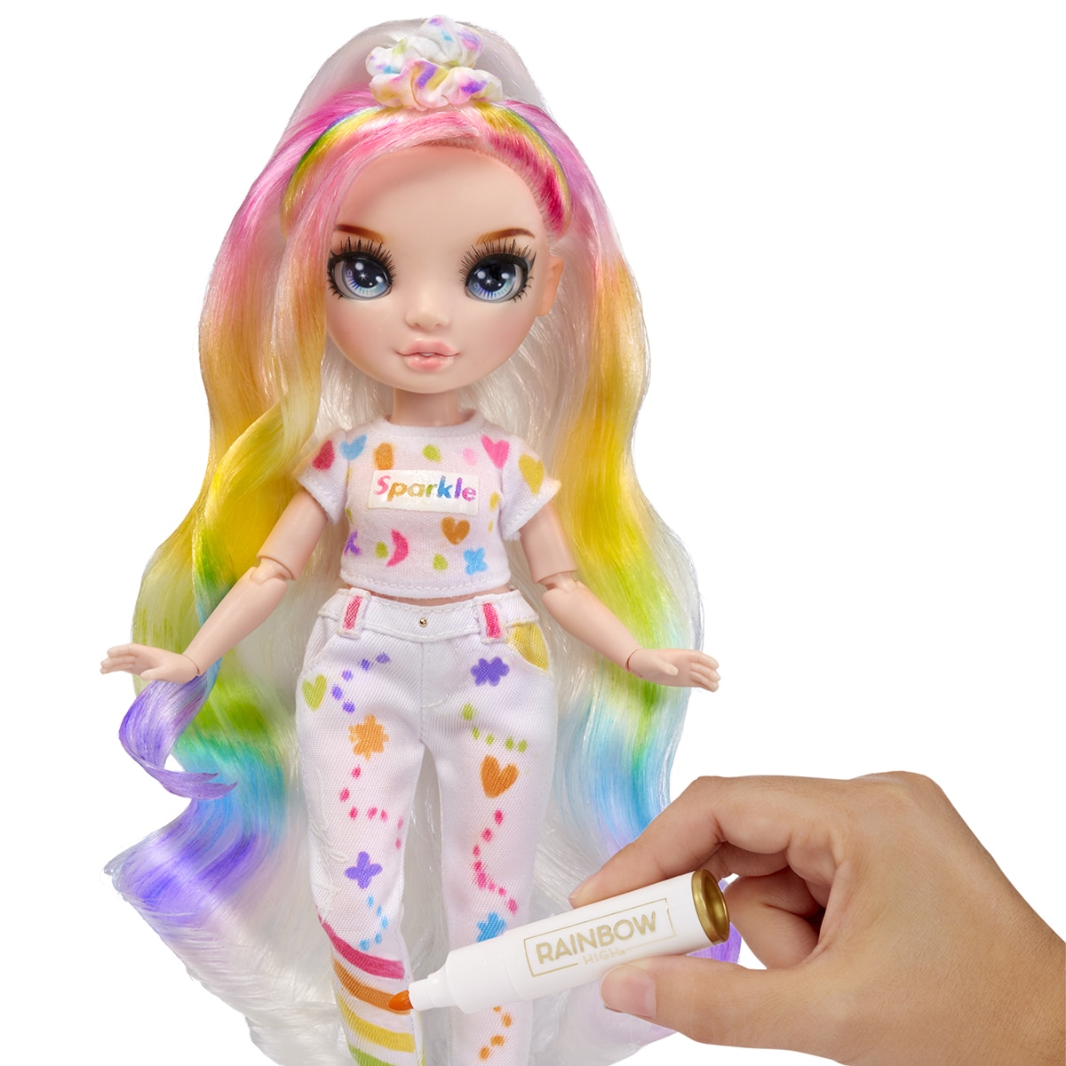 Muñecas Color & Create - Blue Eyes Rainbow High 2