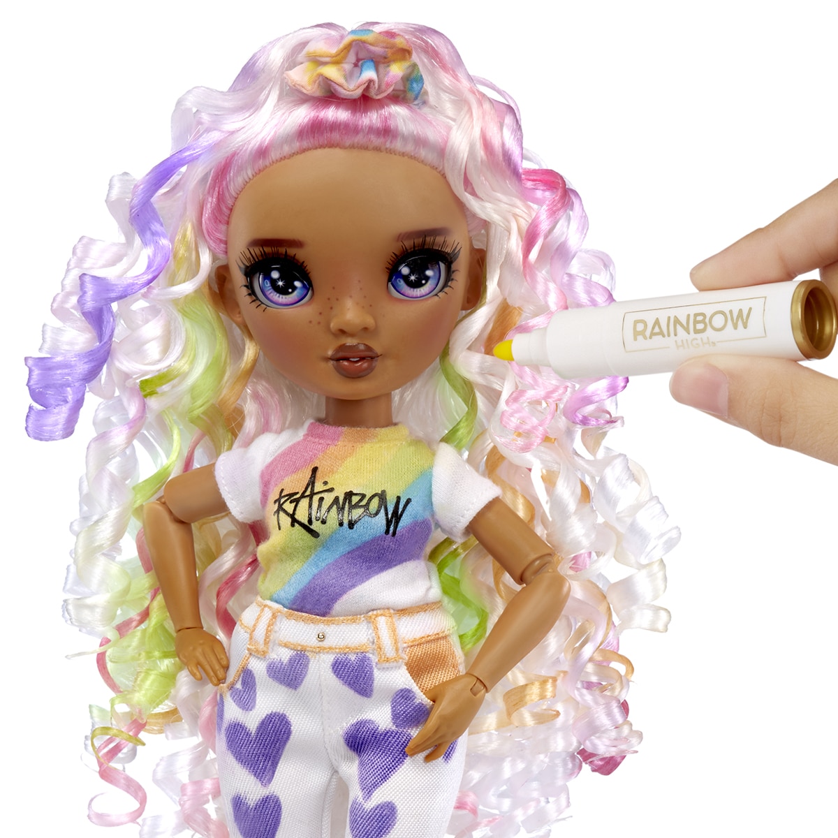 Bonecas Color & Create - Purple Eyes Rainbow High 3