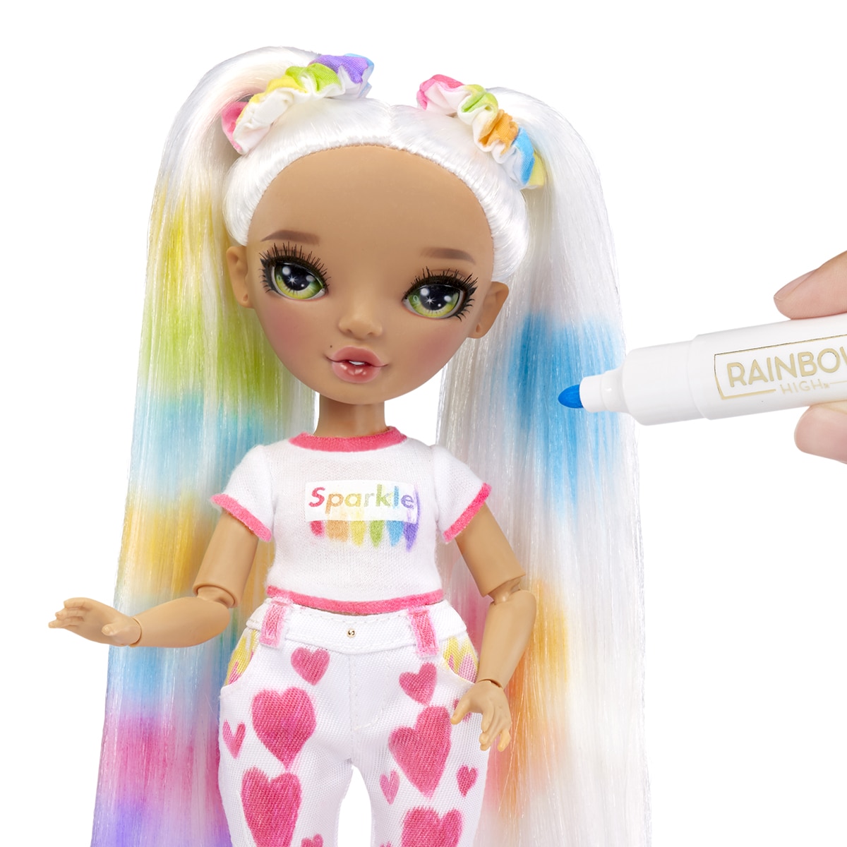 Bonecas Color & Create - Green Eyes Rainbow High 2