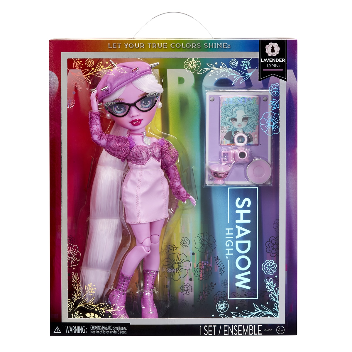 Muñeca F23 Fashion Doll Purple Shadow High 4