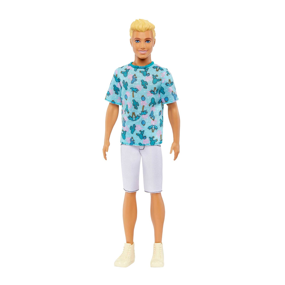 Muñeco rubio con camiseta cactus Ken Fashionista modelos surtidos Barbie 1