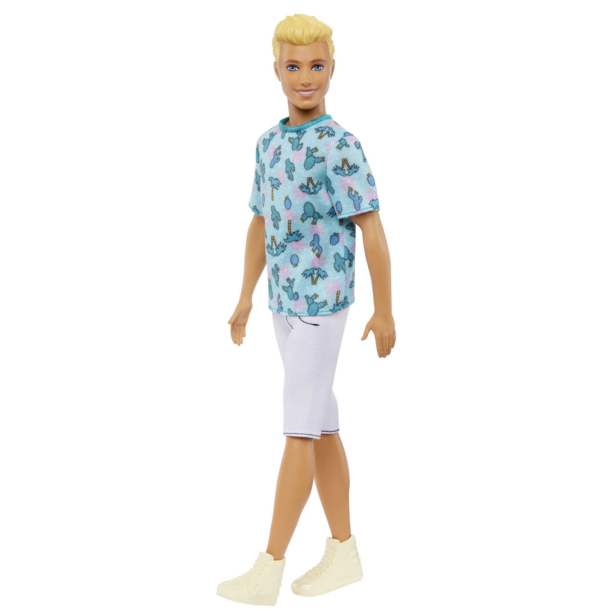 Muñeco rubio con camiseta cactus Ken Fashionista modelos surtidos Barbie 5
