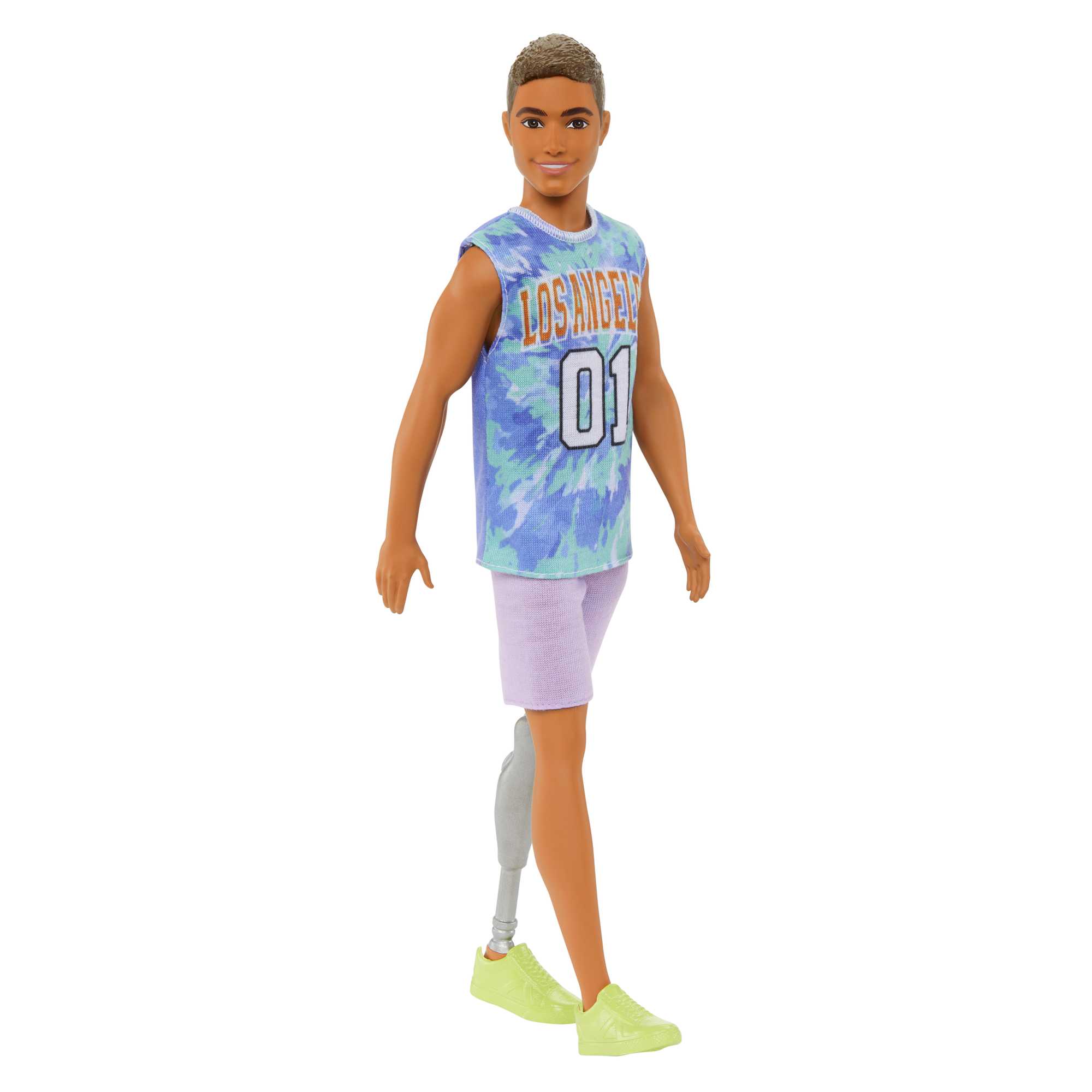 Muñeco moreno pierna protésica Ken Fashionista modelos surtidos Barbie 5