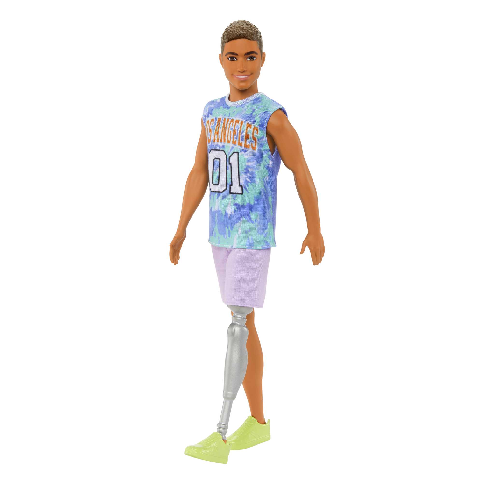 Muñeco moreno pierna protésica Ken Fashionista modelos surtidos Barbie 7