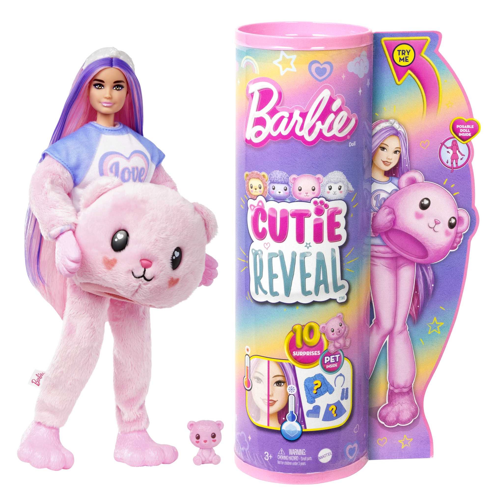 Barbie Cutie Reveal Muñeca Surtida cada una con su disfraz 9