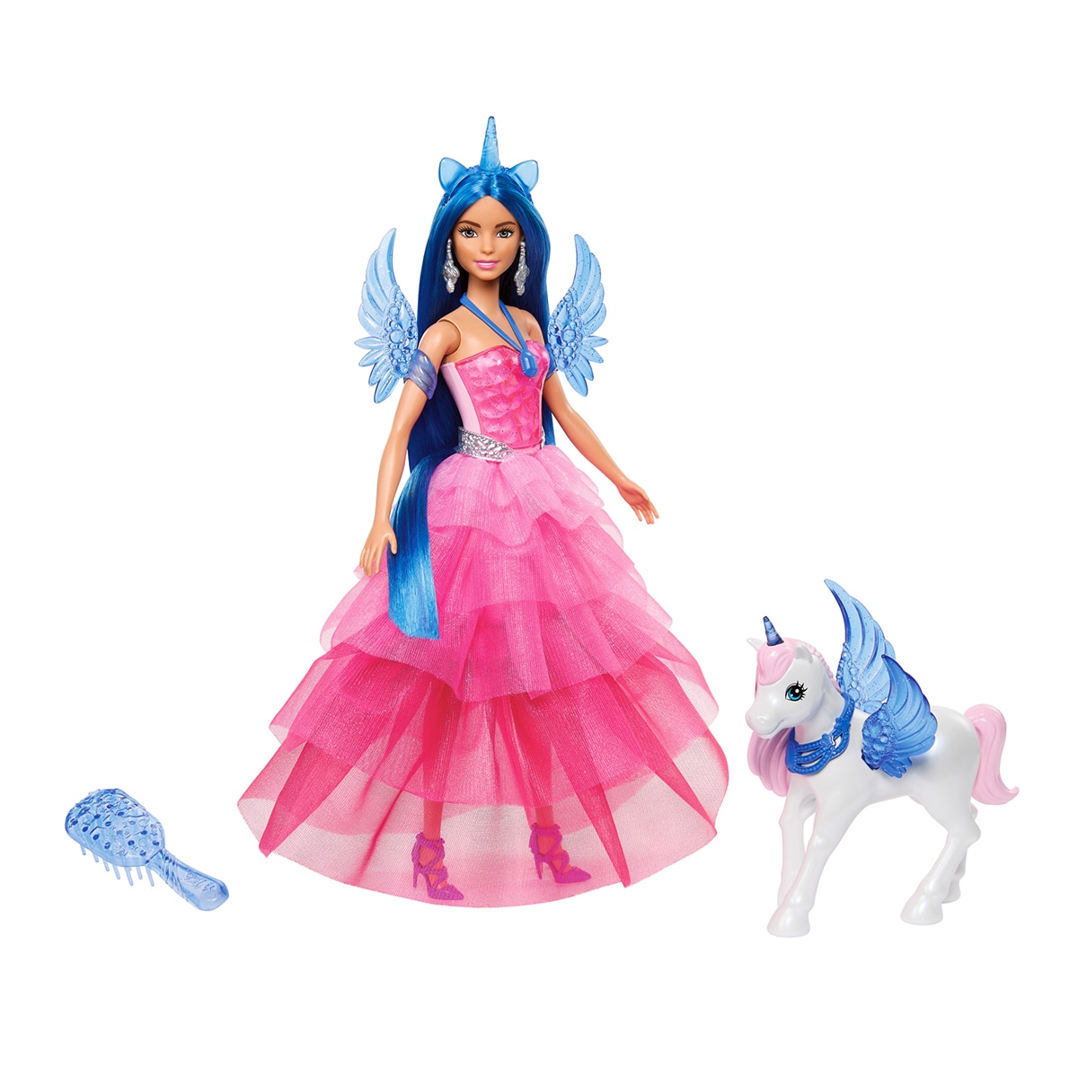 Barbie 65 aniversario Un toque de magia Hadacornio zafiro Muñeca 1