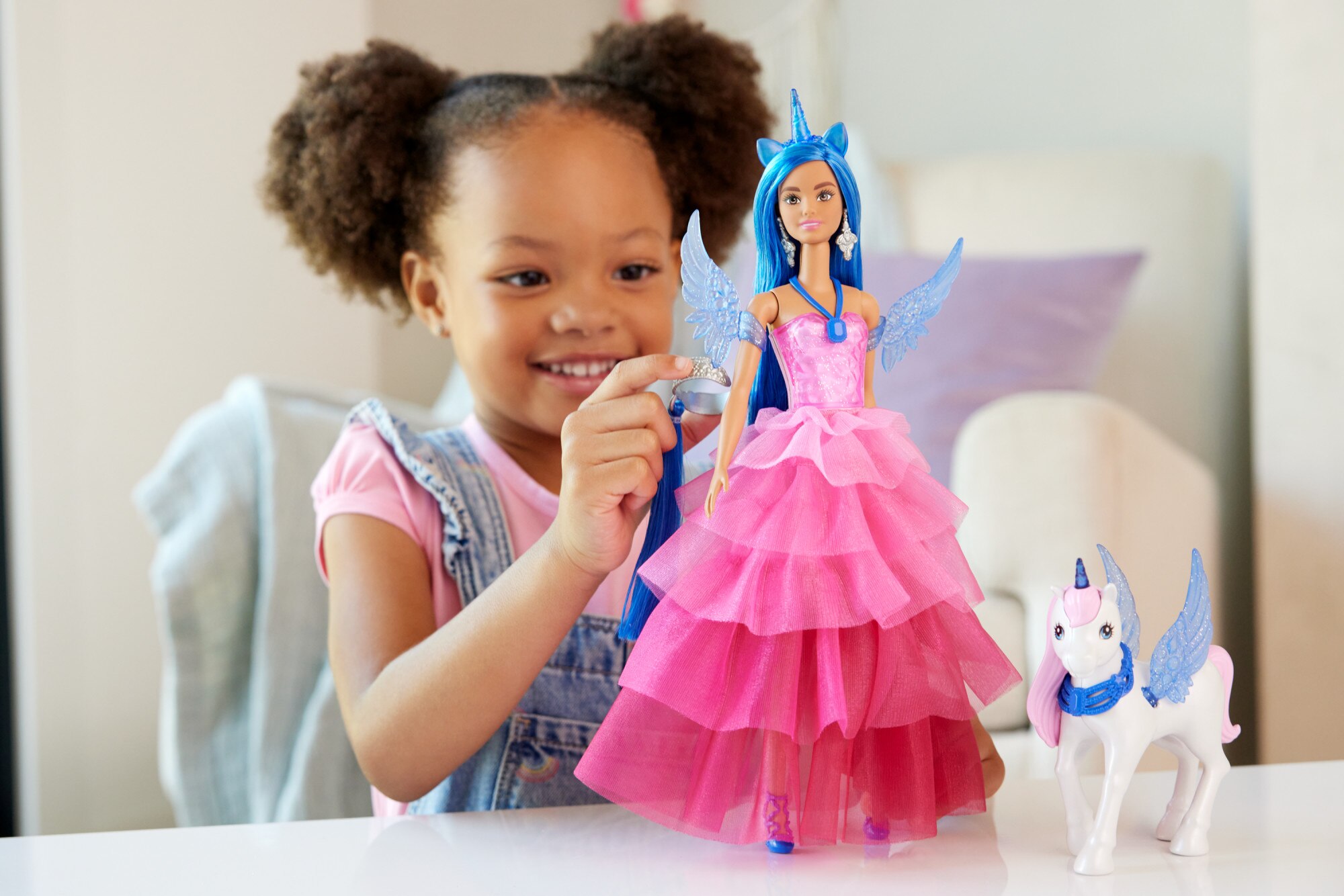 Barbie 65 aniversario Un toque de magia Hadacornio zafiro Muñeca 2