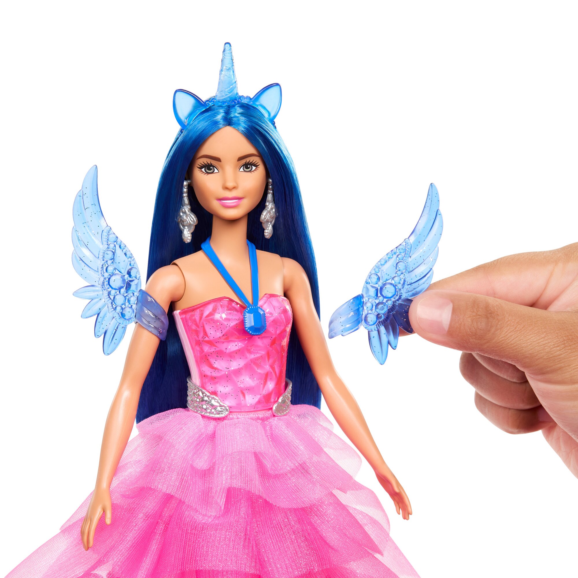 Barbie 65 aniversario Un toque de magia Hadacornio zafiro Muñeca 3