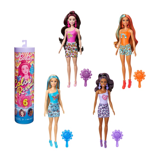 Imagen 0 de Barbie Color Reveal Serie Ritmo Arcoíris Muñeca