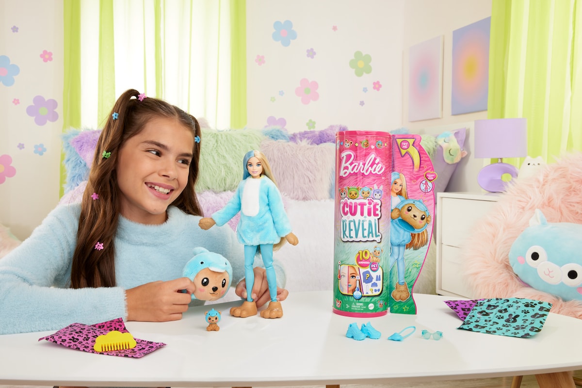 Barbie Cutie Reveal Serie Disfraces Osito delfín 2