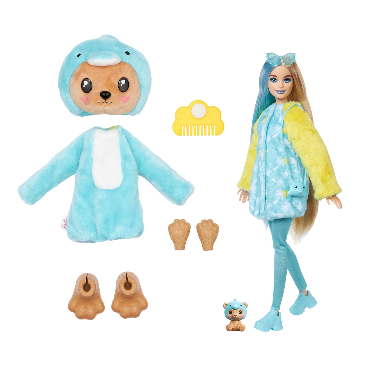 Barbie Cutie Reveal Serie Disfraces Osito delfín 3