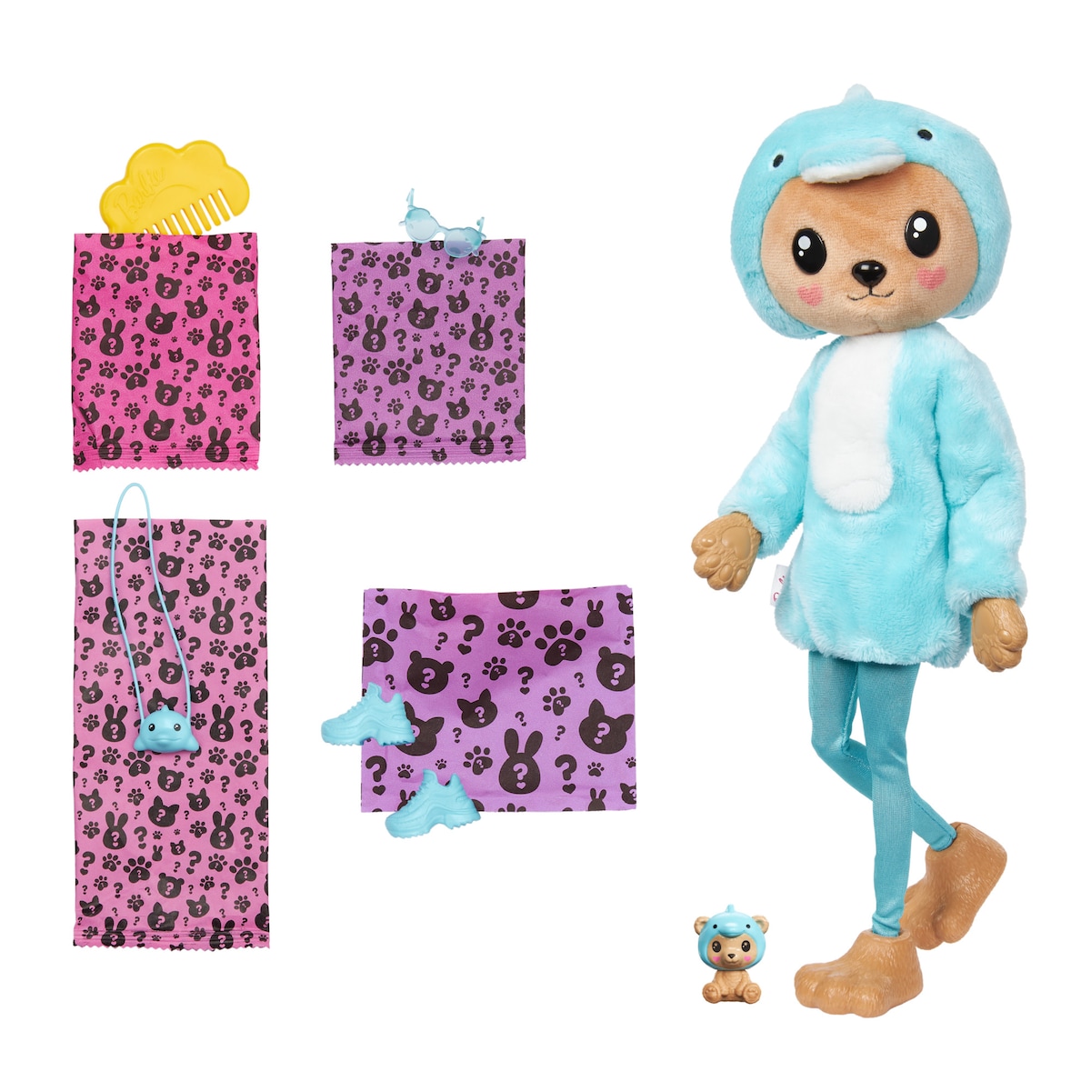 Barbie Cutie Reveal Serie Disfraces Osito delfín 4