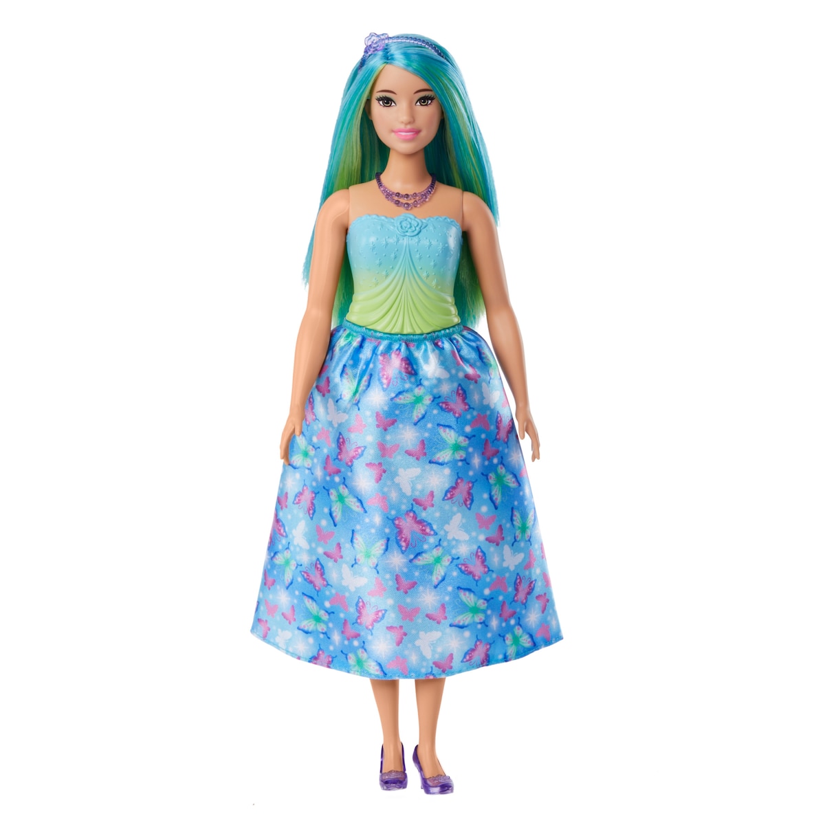 Barbie Muñeca Princesa falda mariposas Modelos surtidos 3