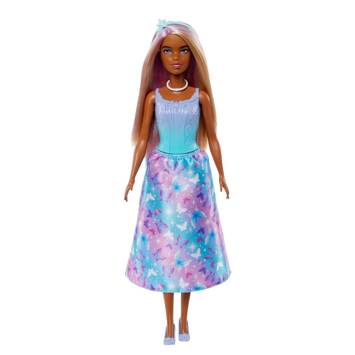 Barbie Muñeca Princesa falda mariposas Modelos surtidos 4
