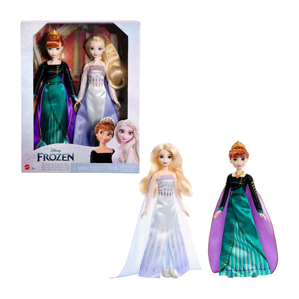 Mattel – Reinas Elsa y Anna Disney Frozen Mattel.