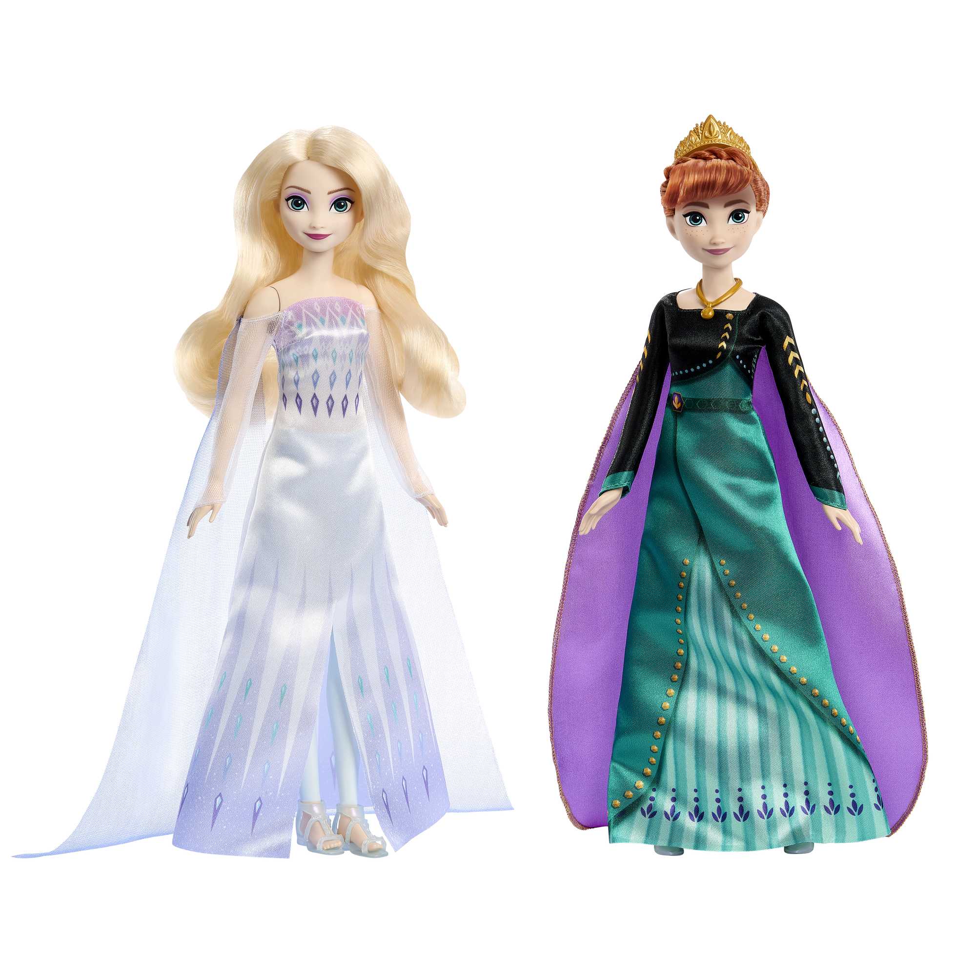 Reinas Elsa y Anna Disney Frozen Mattel 2