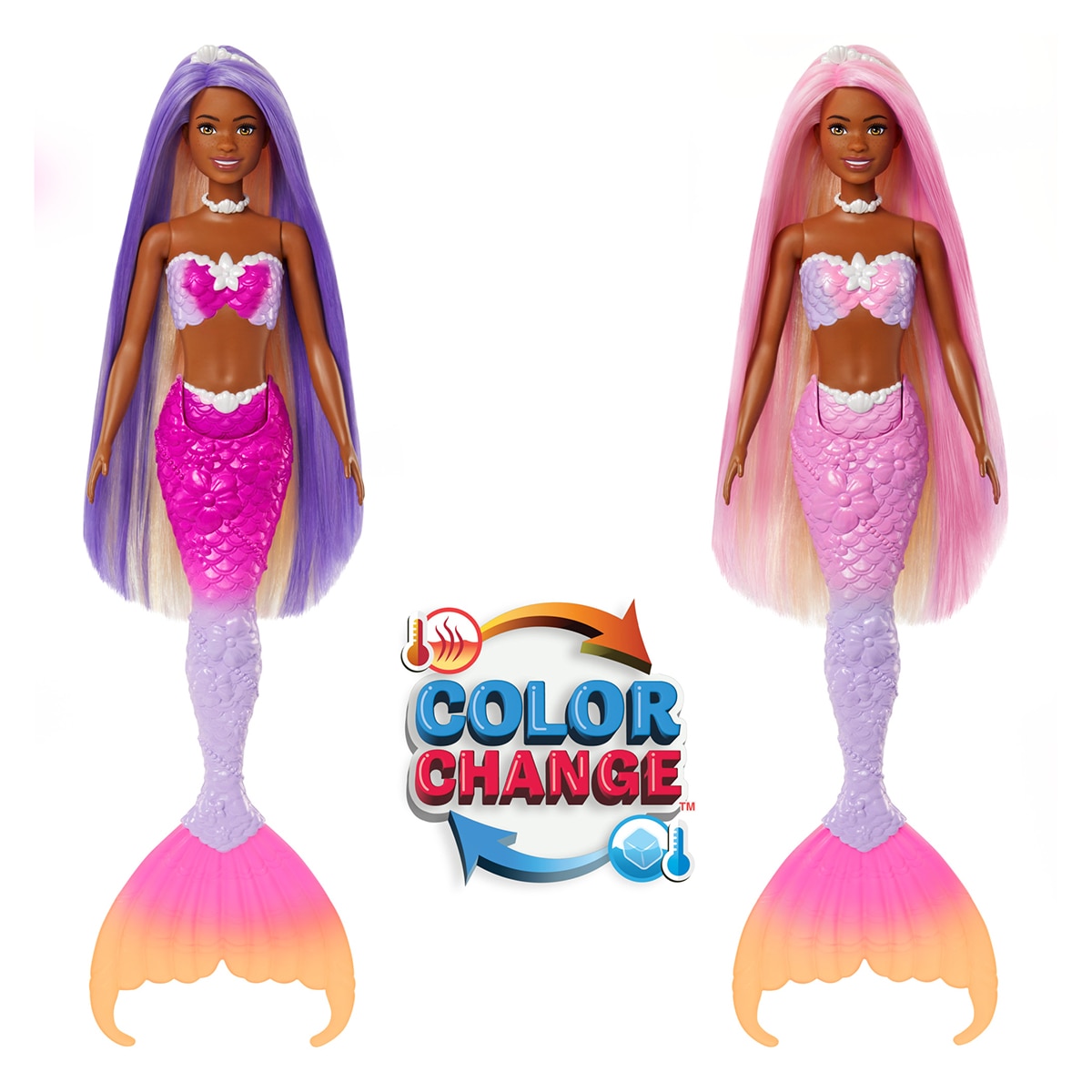 Barbie Un toque de magia Brooklyn Sirena cambia de color 3