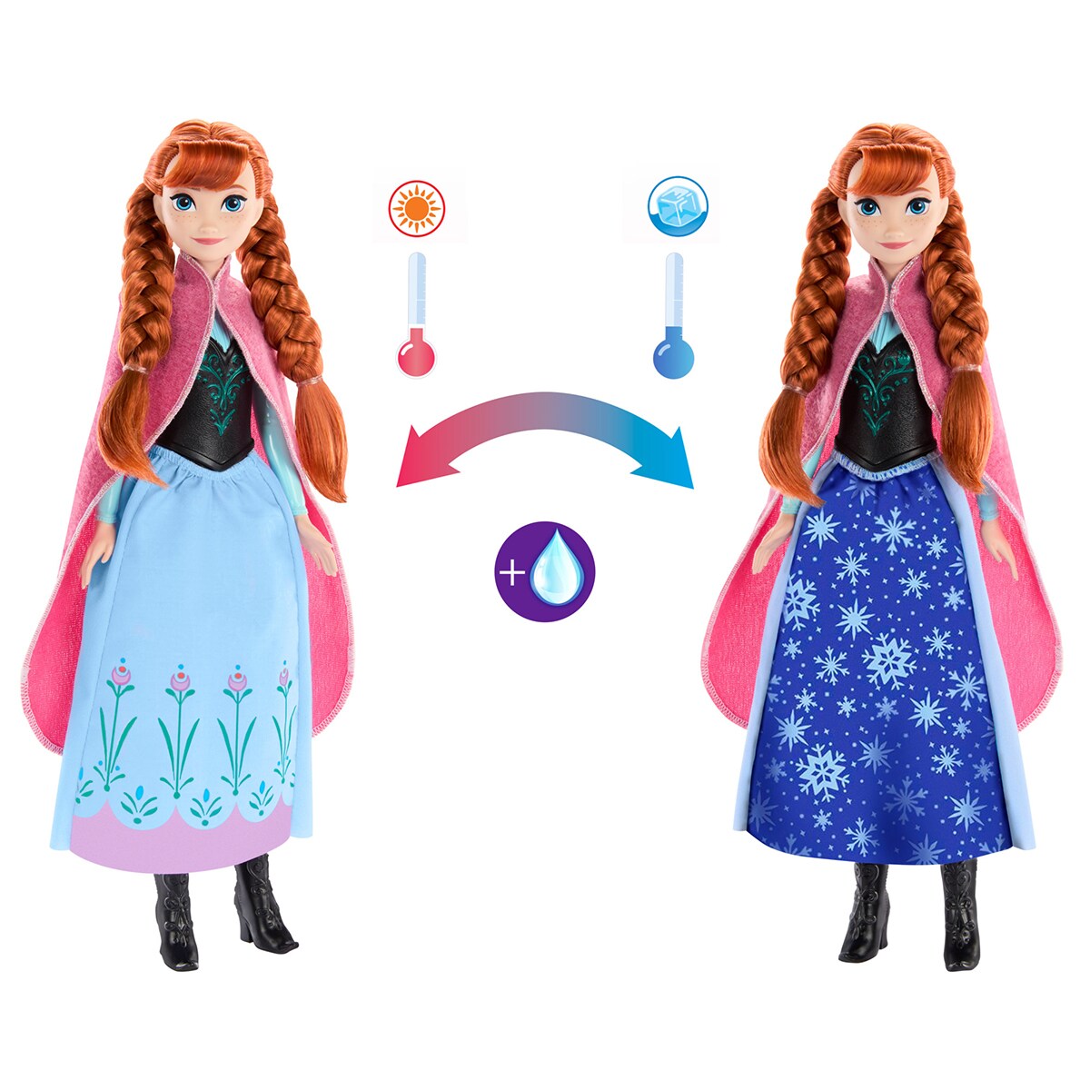 muñeca juguetes de frozen el corte ingles Anna Accesorios Frozen El Corte Ingles Muñeca Anna Falda Mágica Frozen  Mattel · Mattel · El Corte Inglés