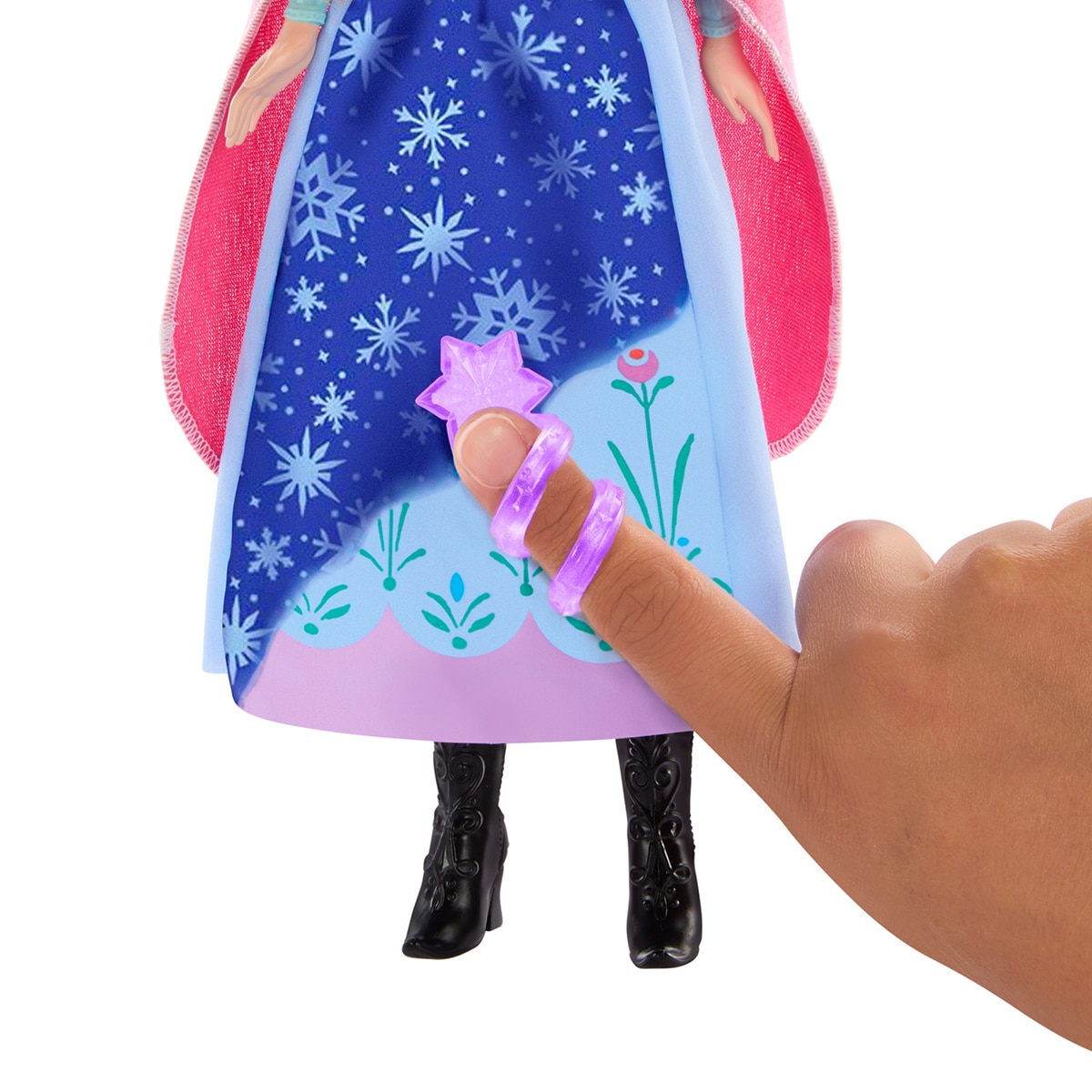 Muñeca Anna falda mágica Frozen Mattel 5
