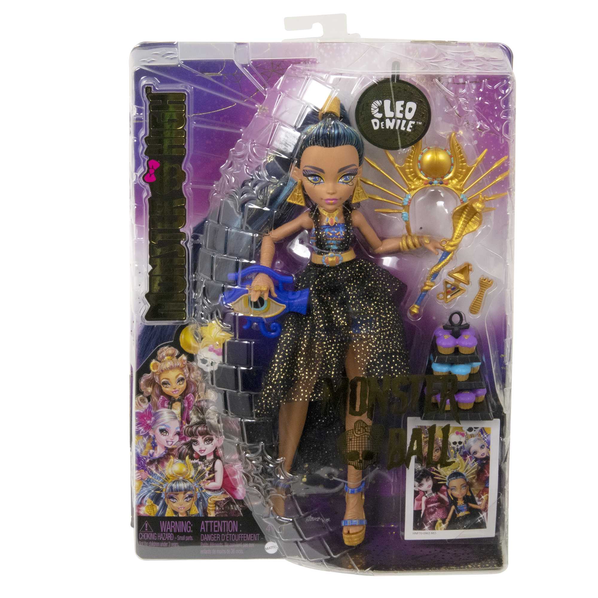 Muñeca Cleo De Nile Doll in Monster Ball Monster High Mattel 6