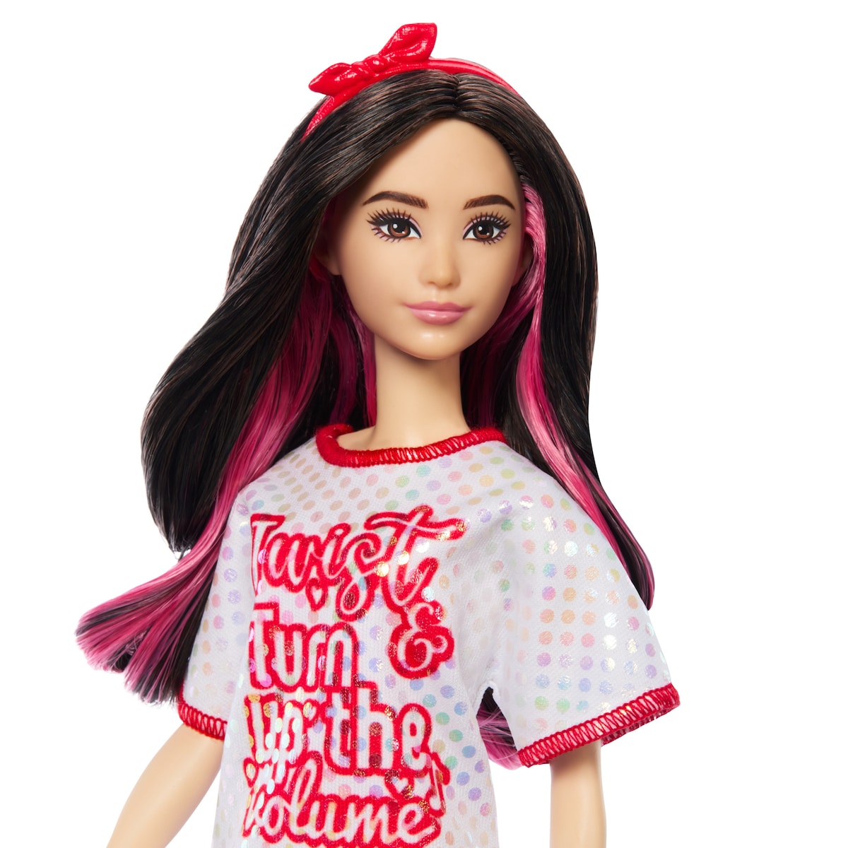 Barbie Fashionista Red Mesh Dress 3