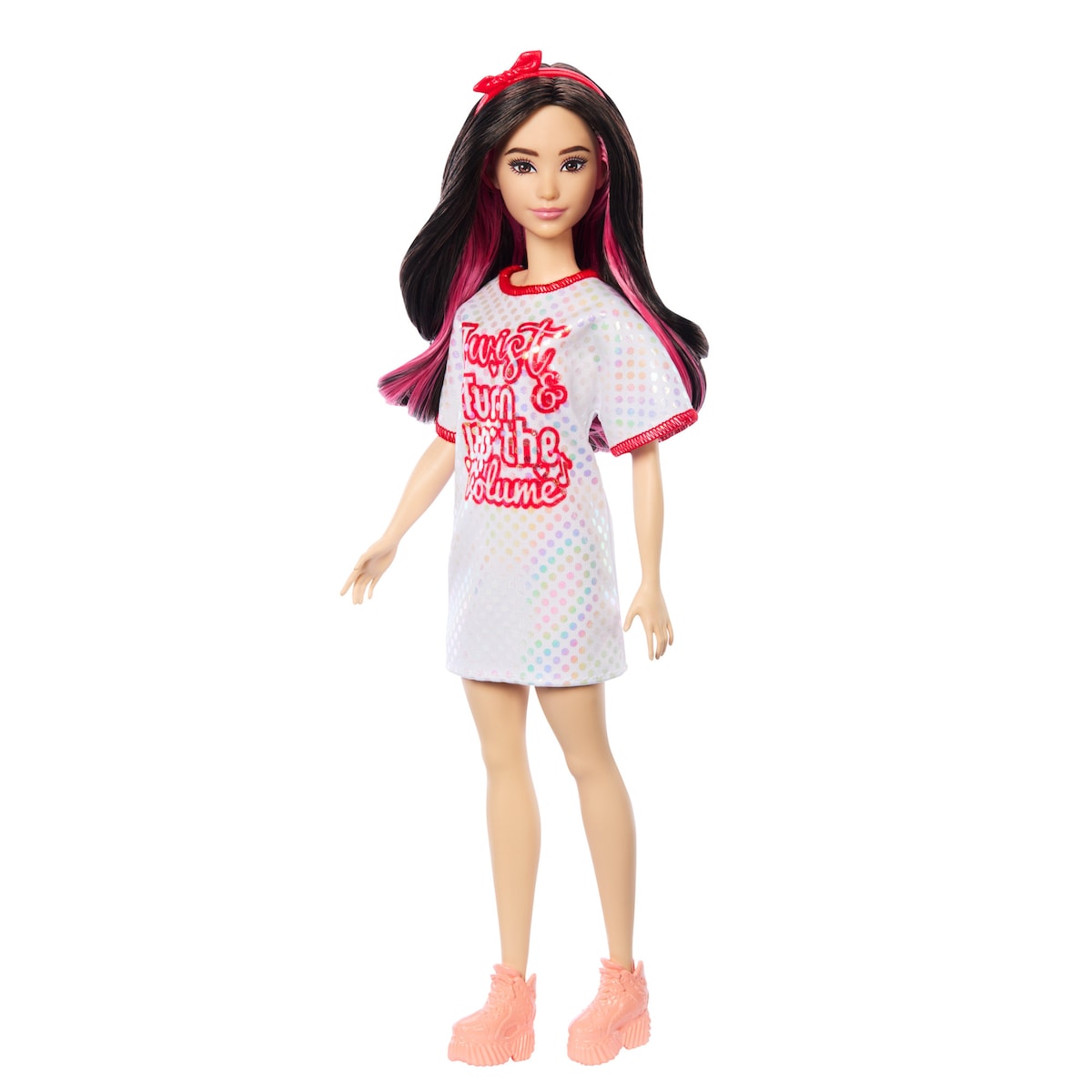 Barbie Fashionista Red Mesh Dress 4