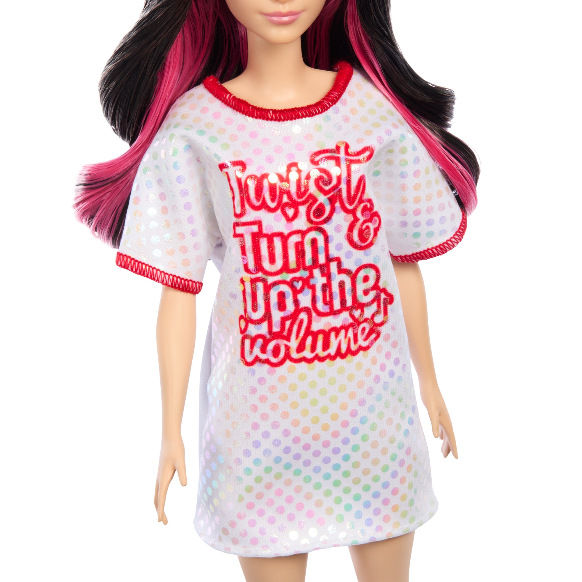 Barbie Fashionista Red Mesh Dress 5
