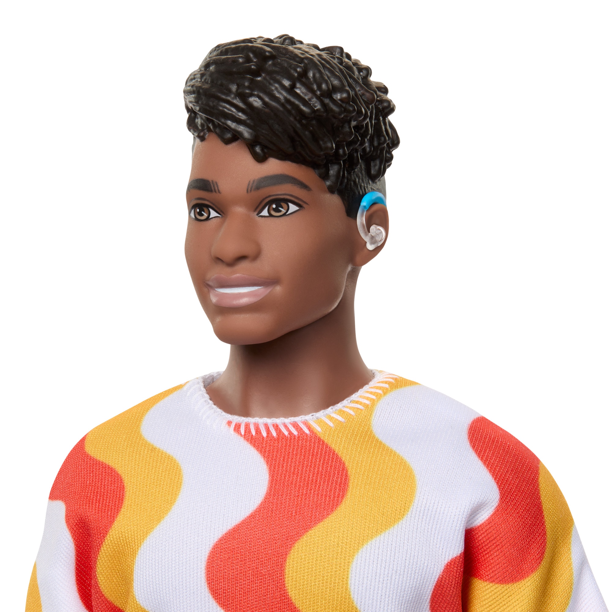 Ken Fashionista camiseta roja y naranja Barbie 3