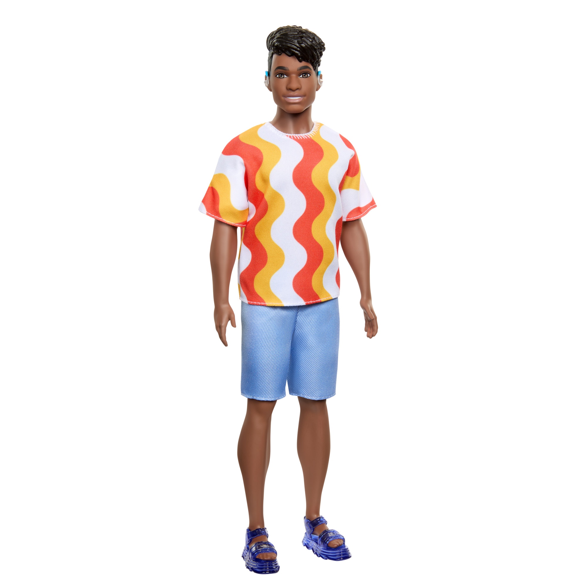Ken Fashionista camiseta roja y naranja Barbie 5