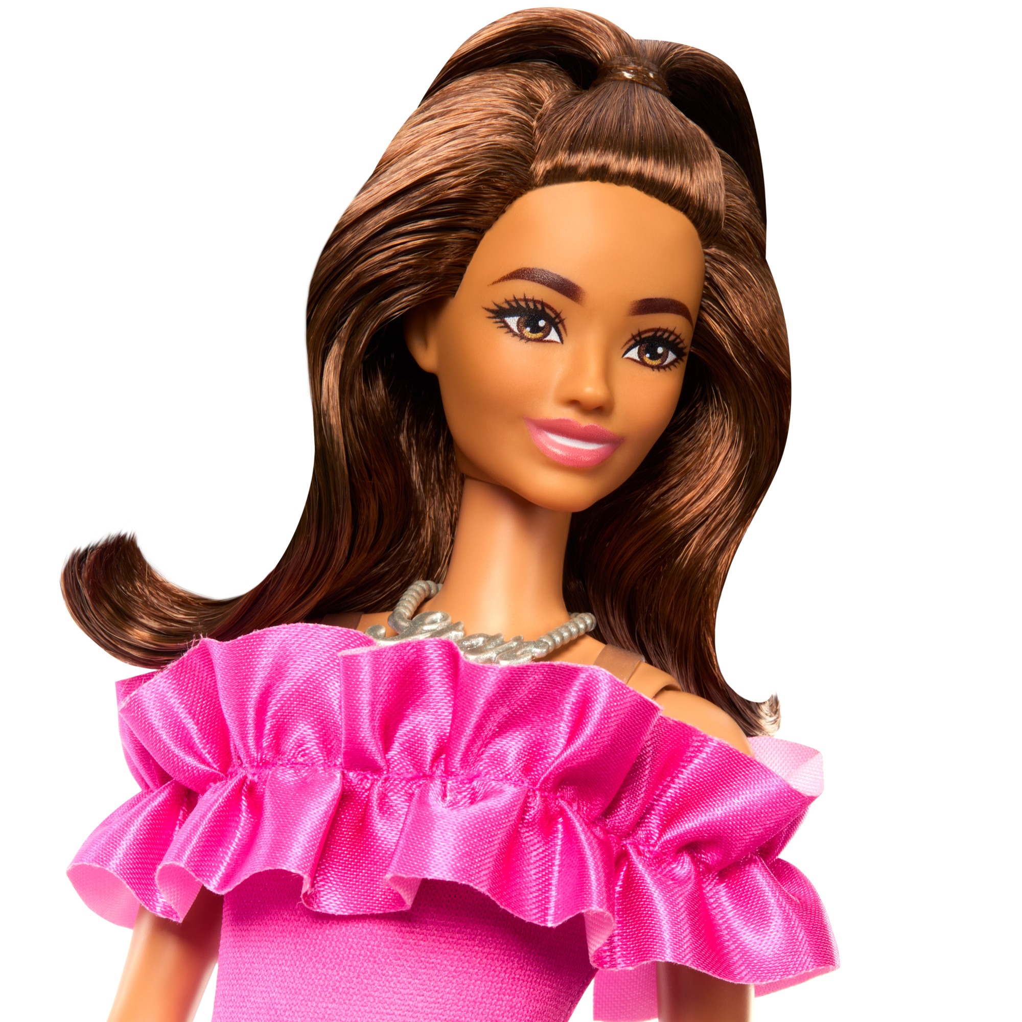 Barbie Fashionista Pink Ruffle 3