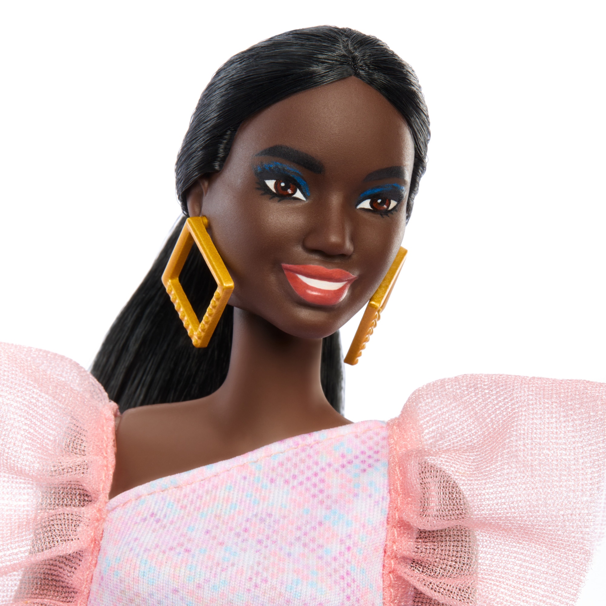 Barbie Fashionista  Peach Puffy 3