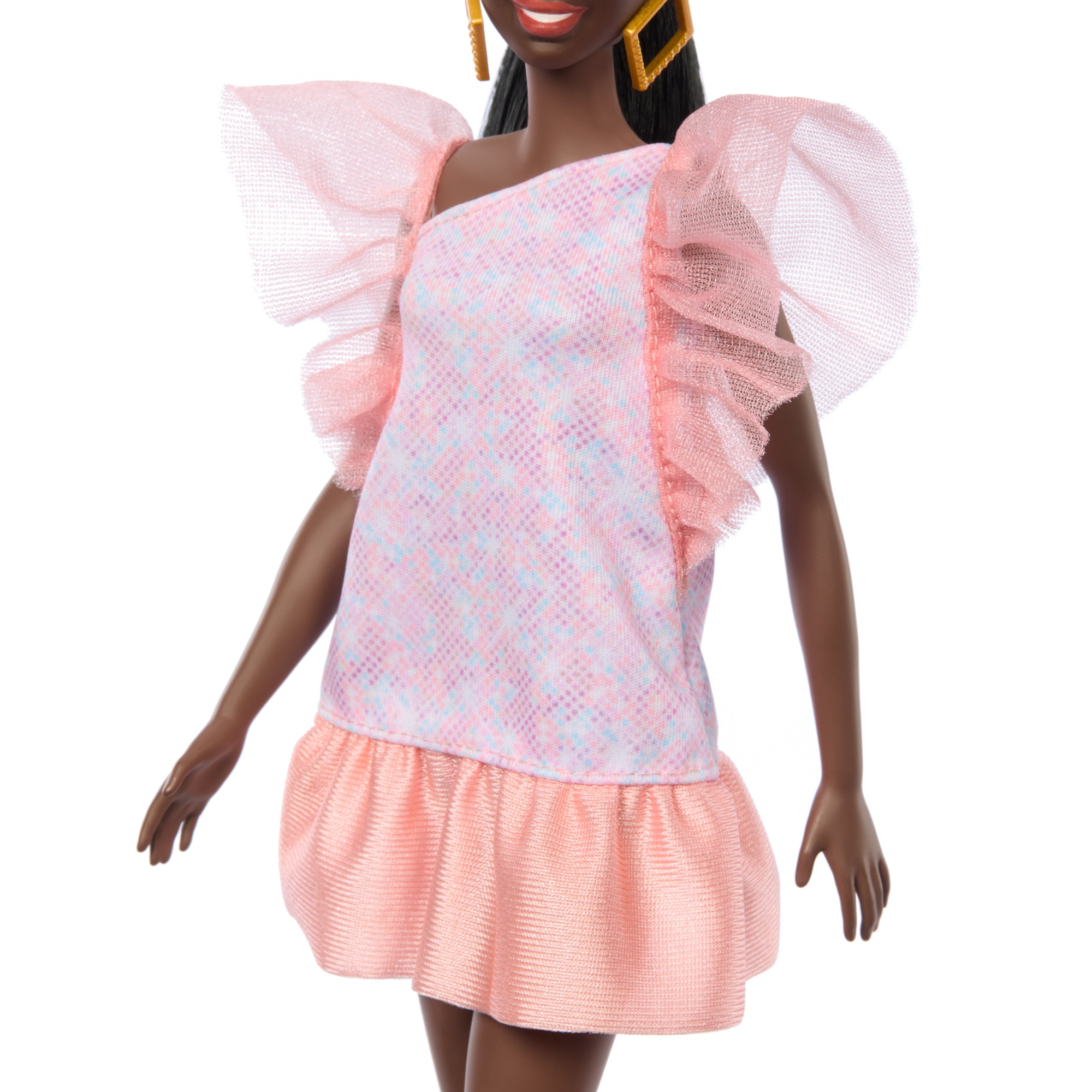Barbie Fashionista  Peach Puffy 5