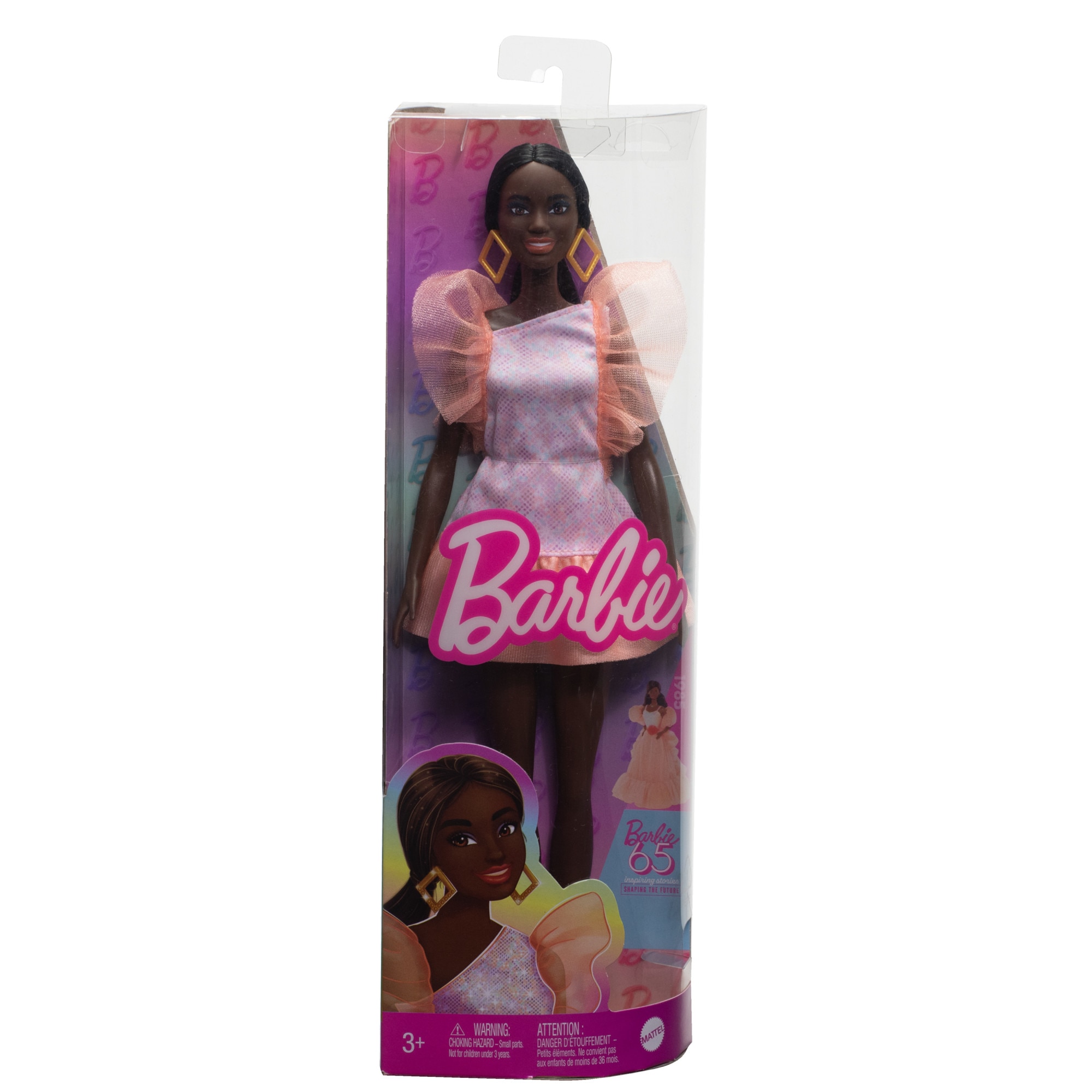 Barbie Fashionista  Peach Puffy 6