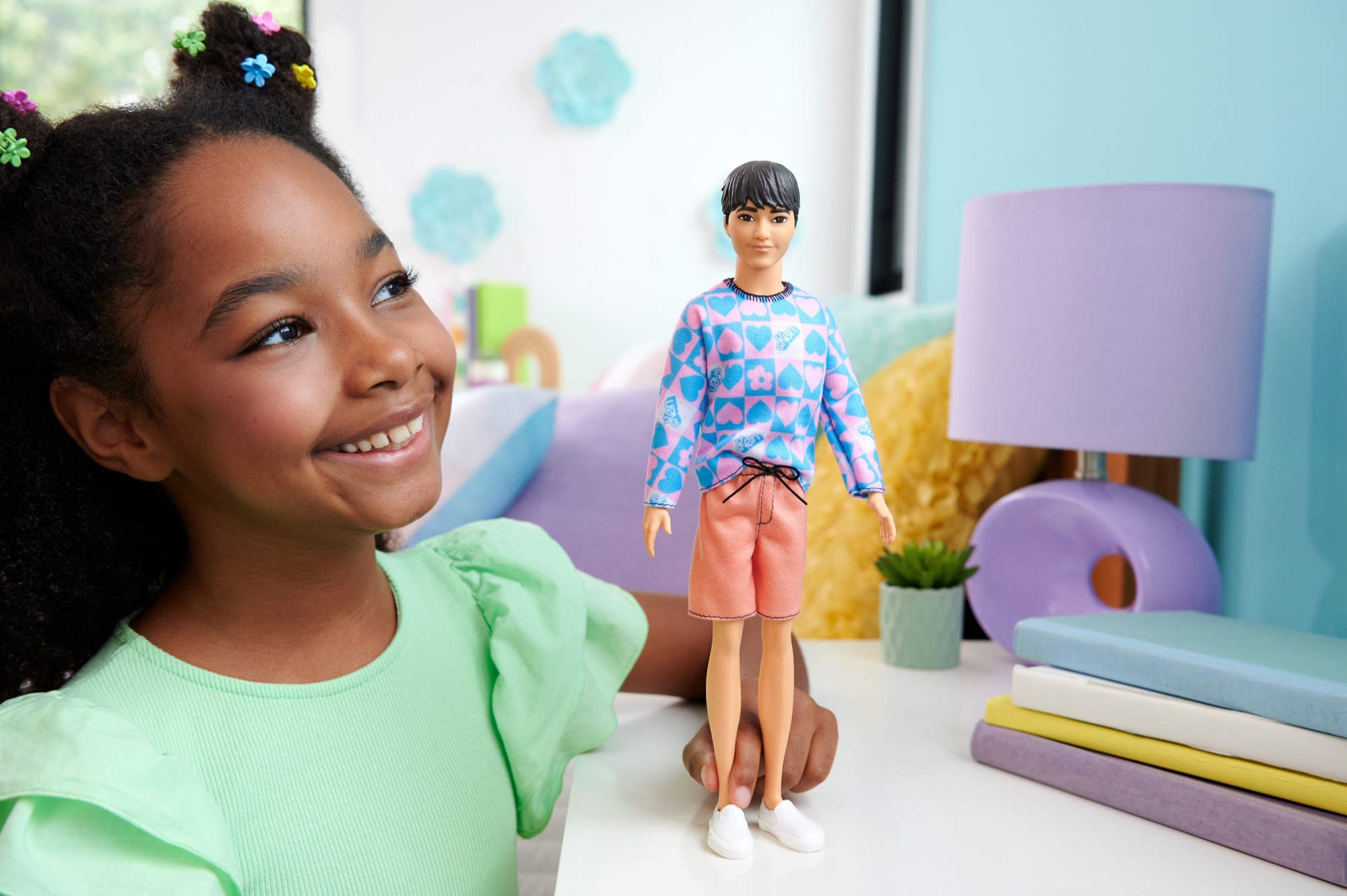 Ken Fashionista  Blue and Pink Barbie 2