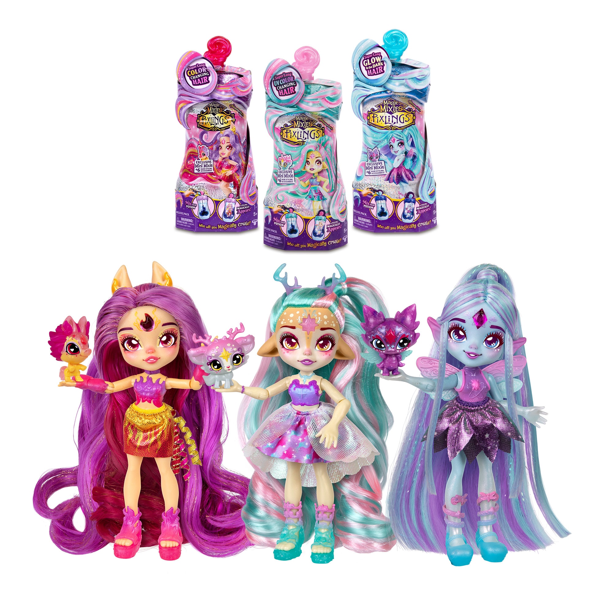 Muñeca Pixlings Galaxy Long Hair Famosa 2