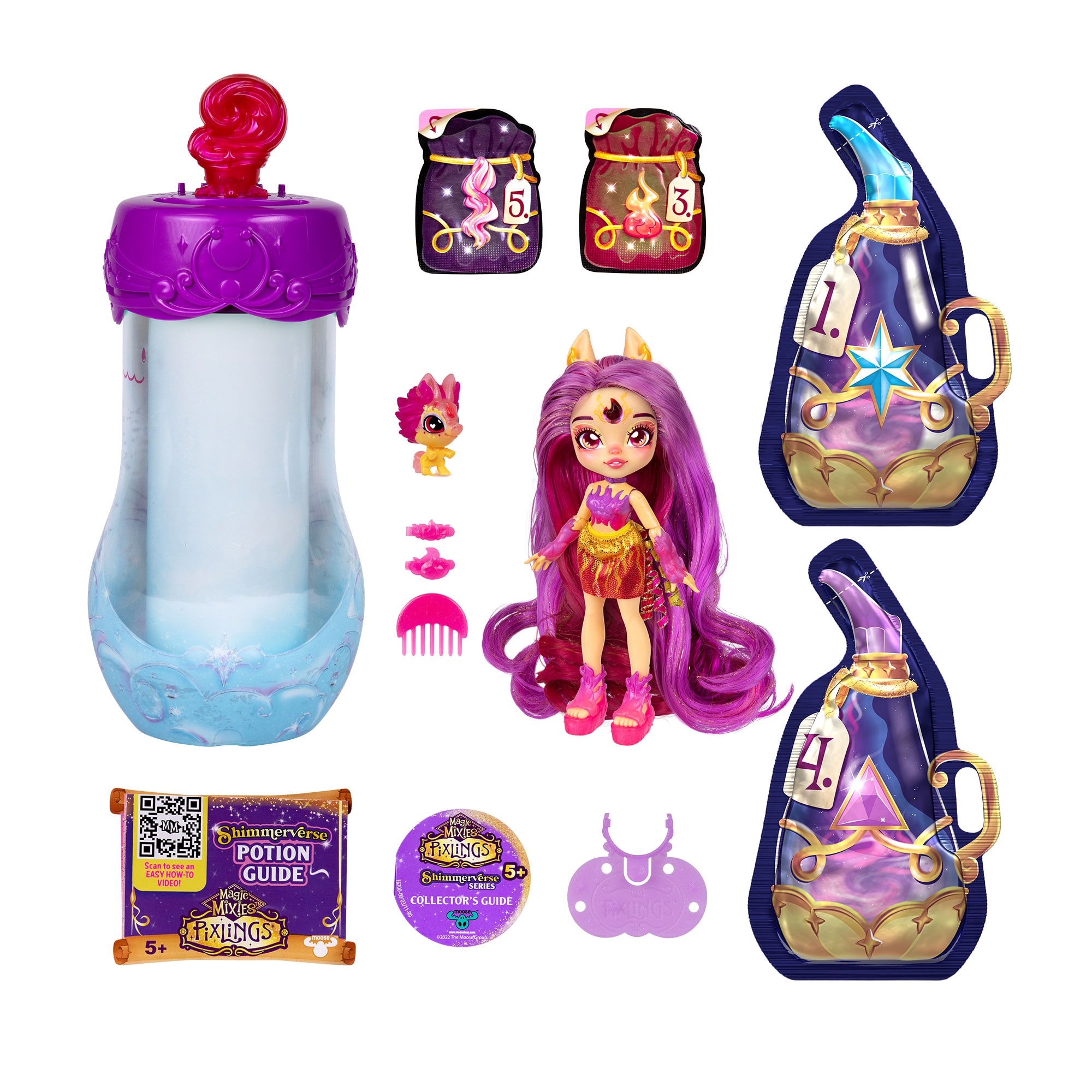 Muñeca Pixlings Galaxy Long Hair Famosa 6