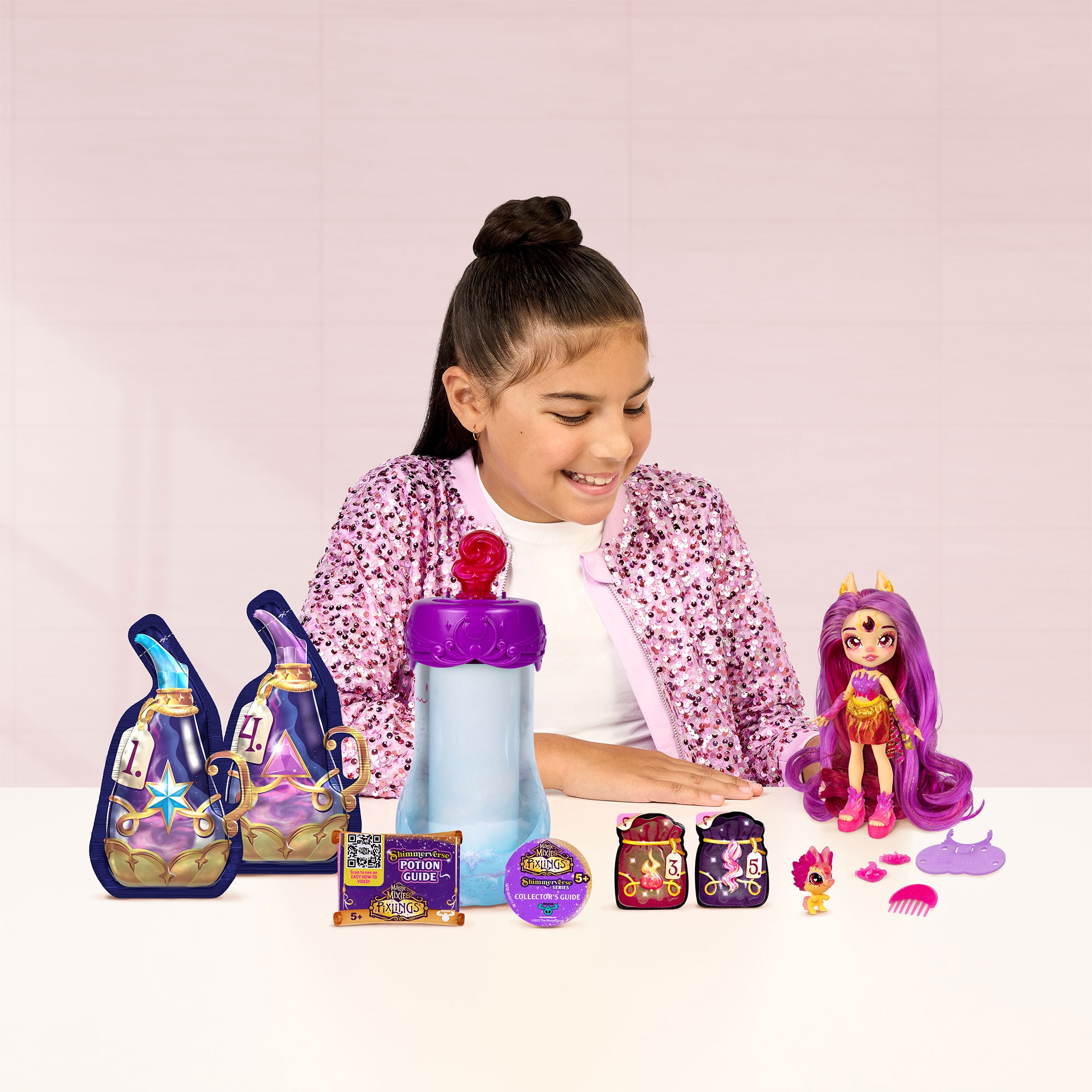 Muñeca Pixlings Galaxy Long Hair Famosa 7