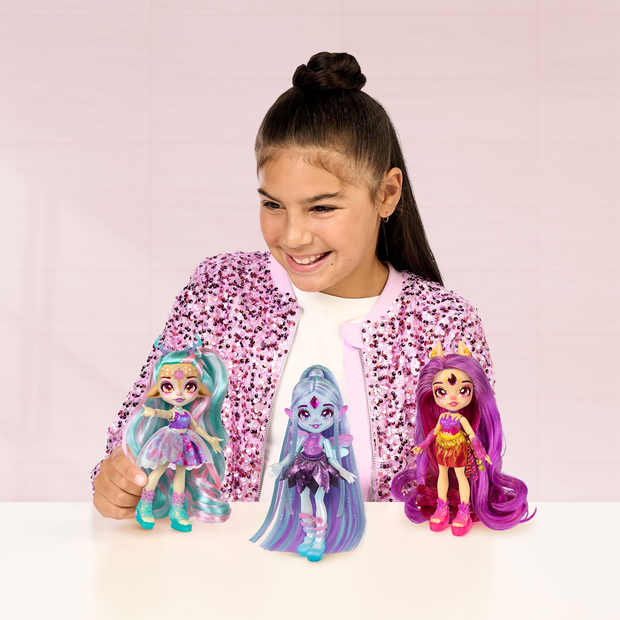 Muñeca Pixlings Galaxy Long Hair Famosa 11