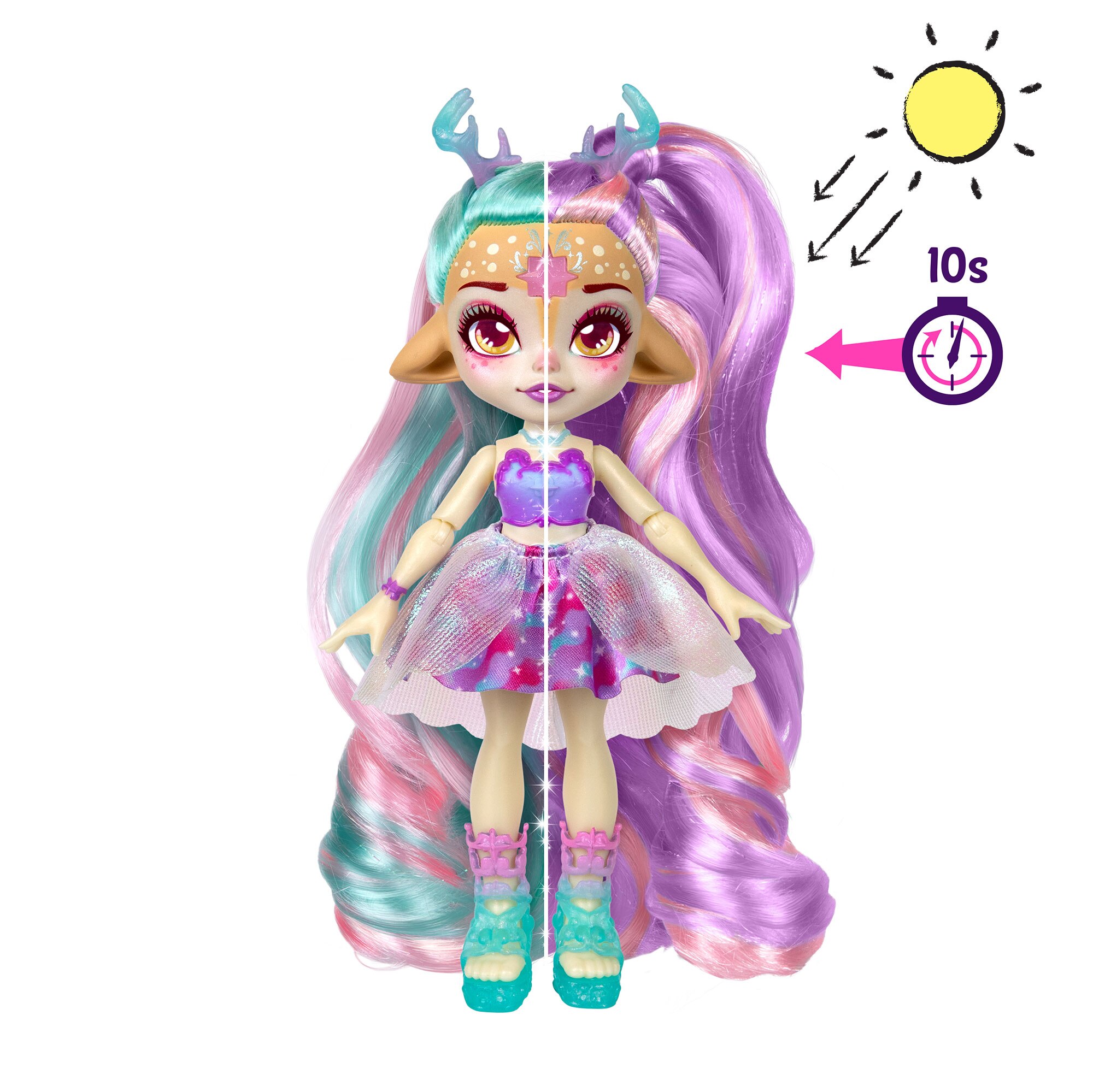 Muñeca Pixlings Galaxy Long Hair Famosa 17