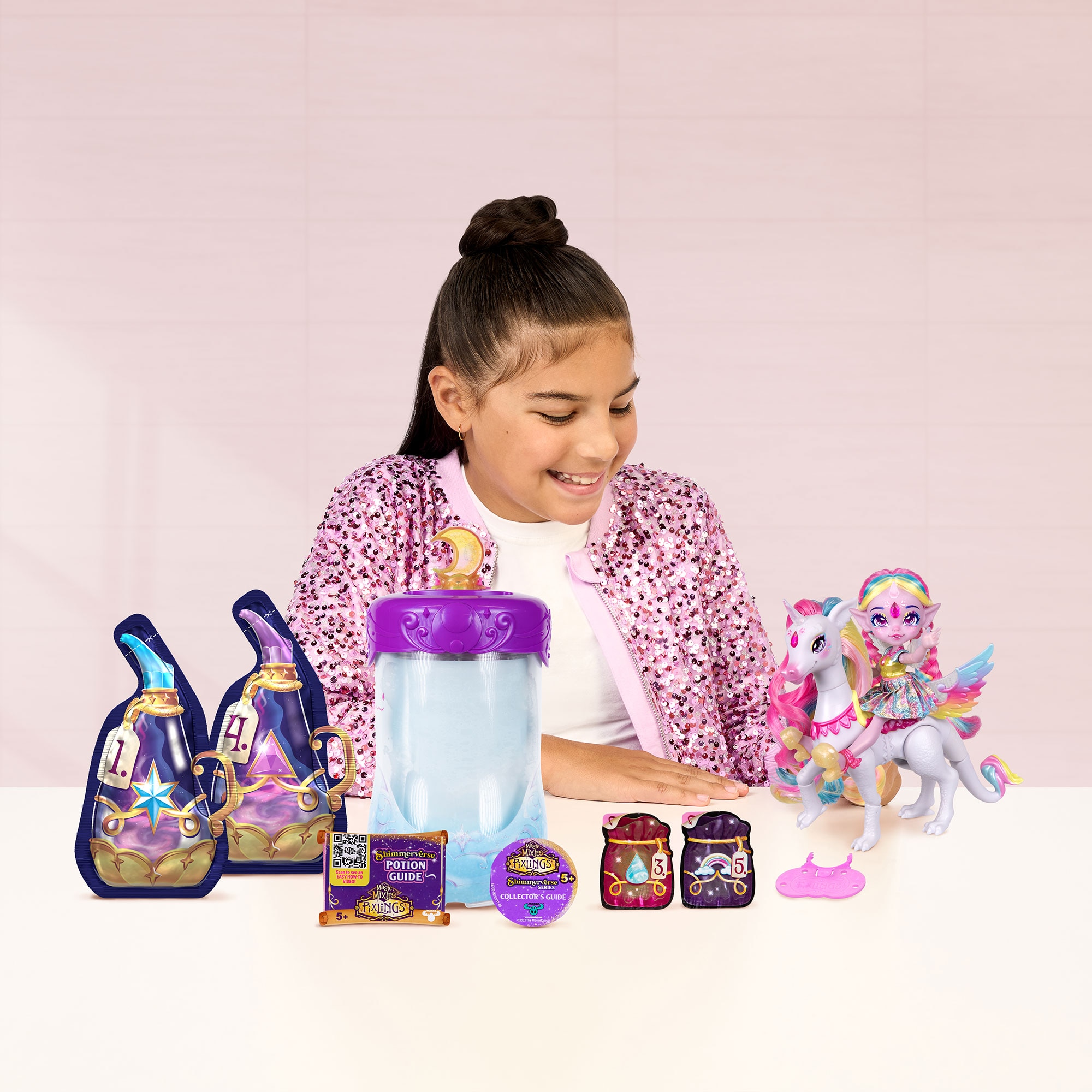 Muñeca Pixlings Doll con Pony Famosa 2