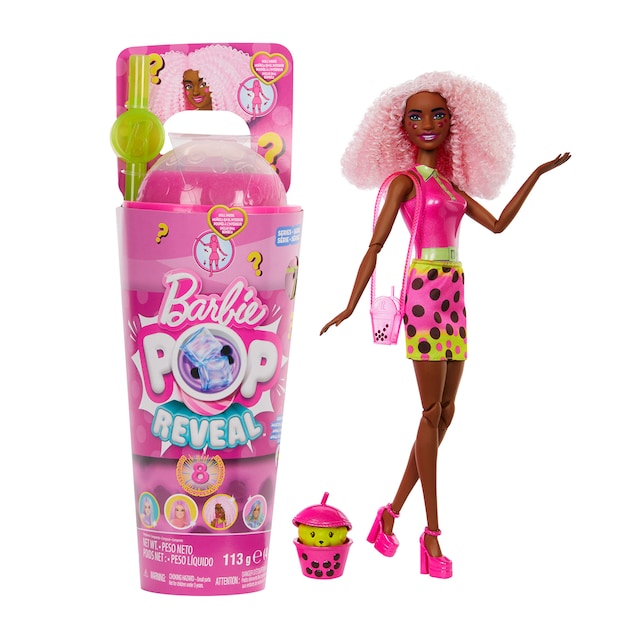 Barbie Pop Reveal Muñeca con pelo rosa