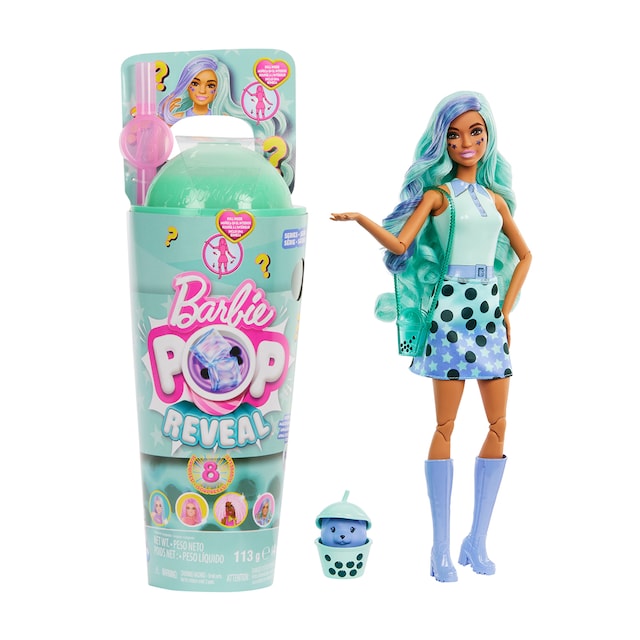 Barbie Pop Reveal Muñeca con pelo verde