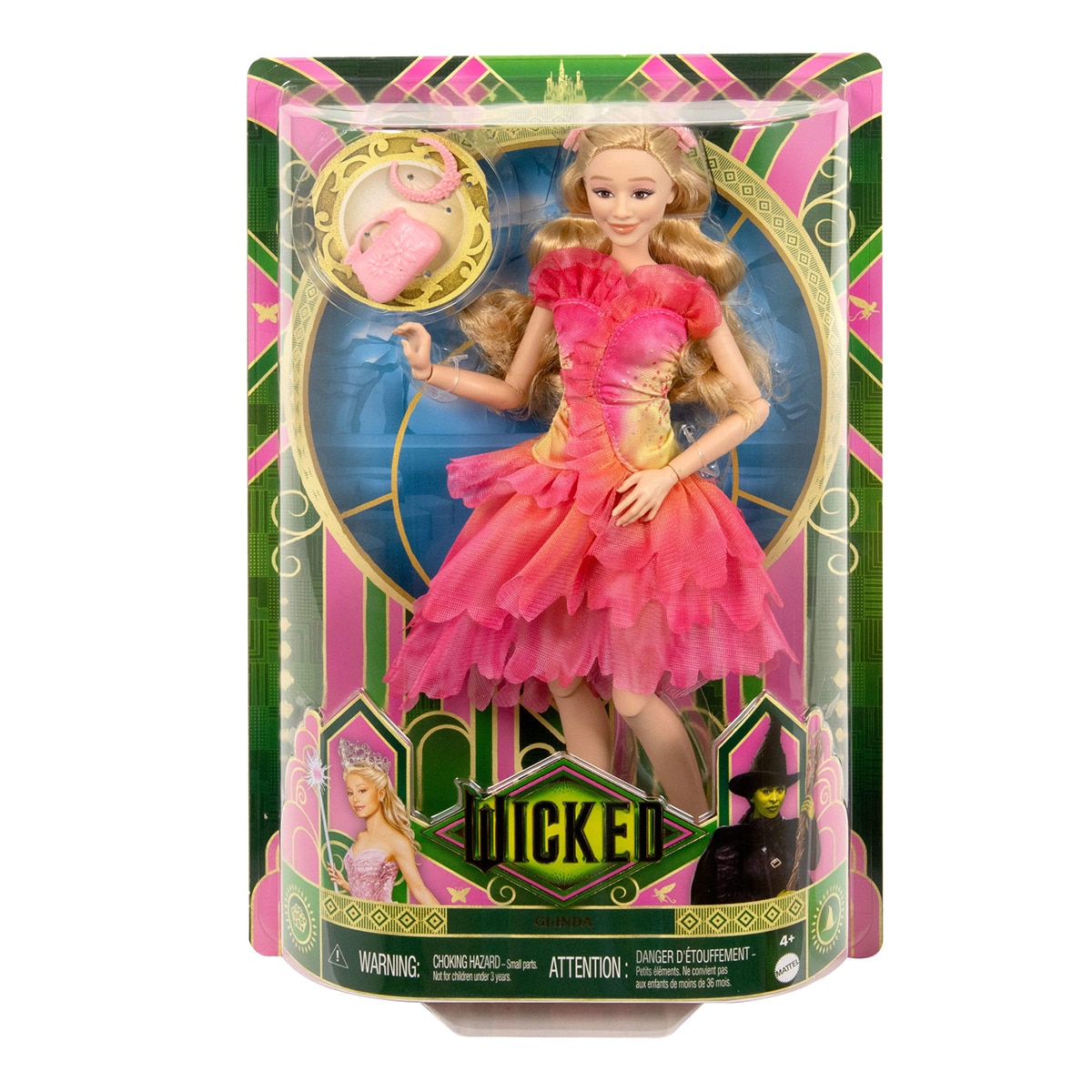 Muñeca de la Bruja Buena del Sur Glinda Wicked Mattel 5