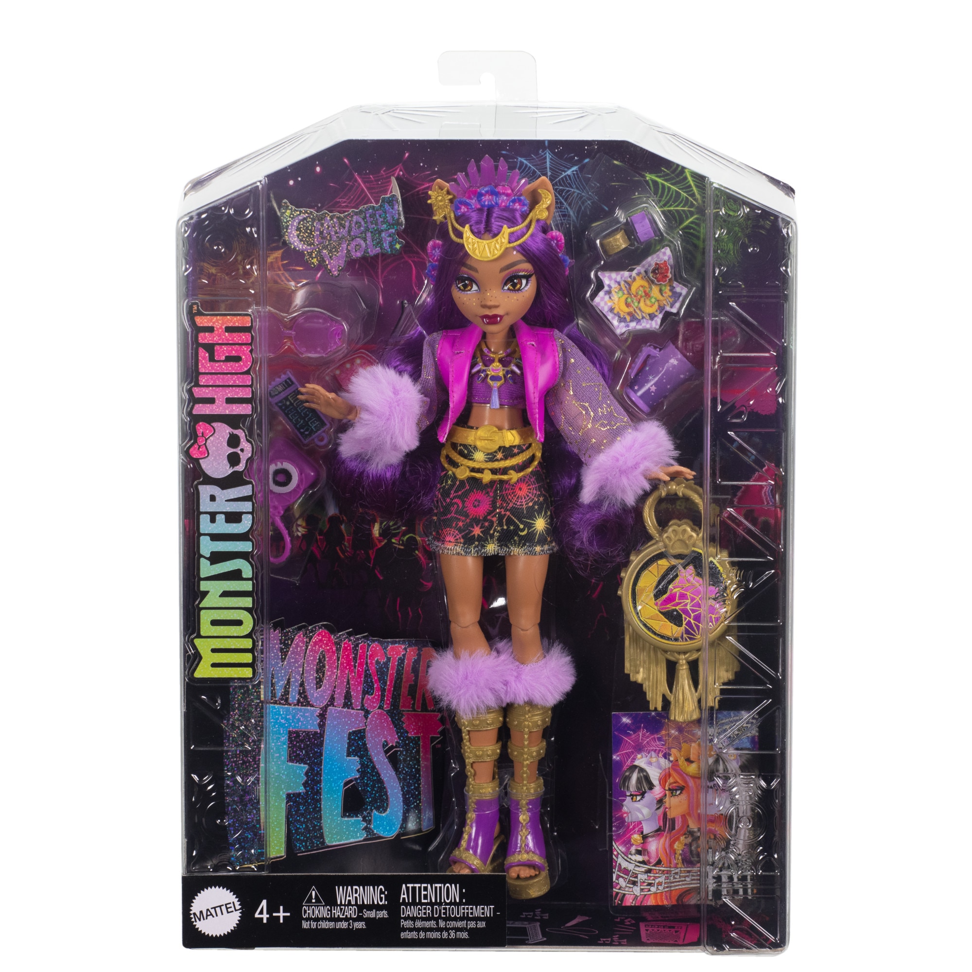 Monster Fest Clawdeen Wolf Boneca lobisomem Monster High 6
