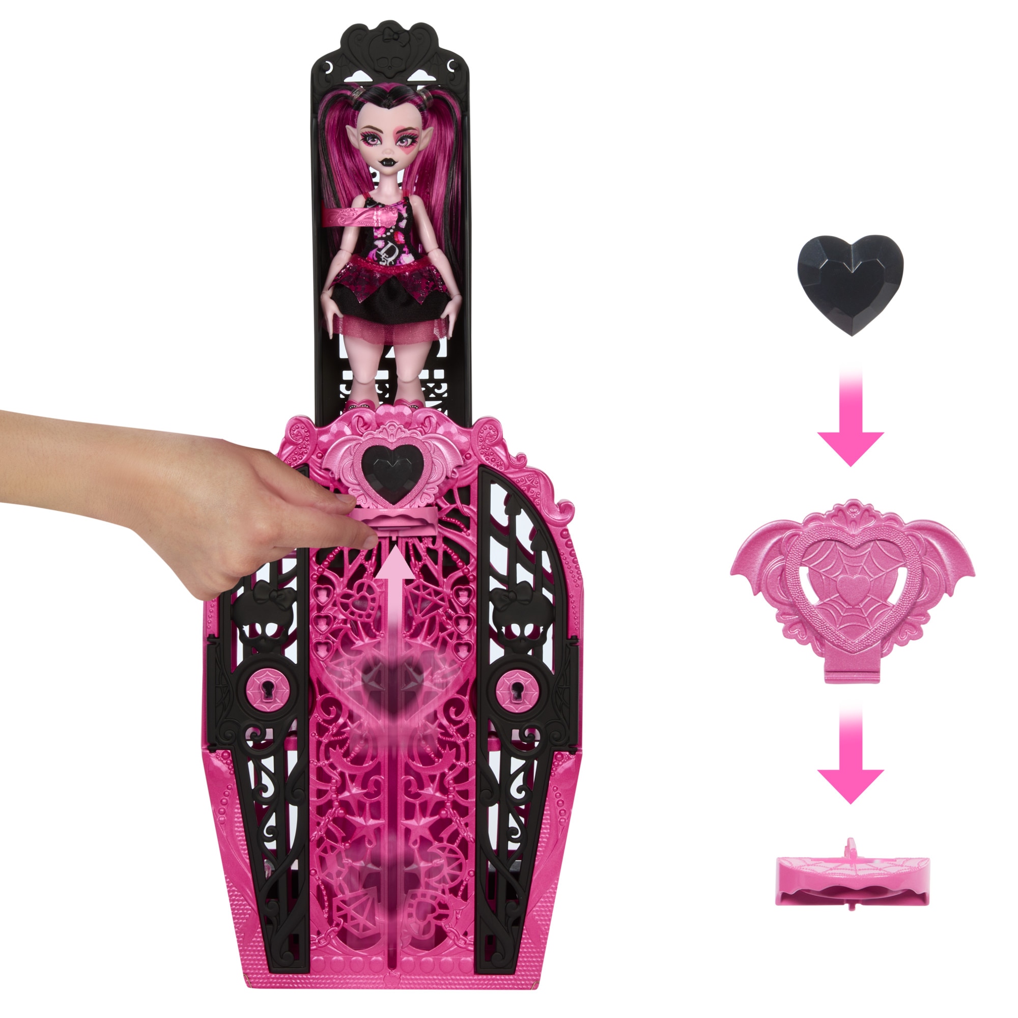Muñeca Skulltimate Secrets Monster Mysteries Draculaura Monster High 5