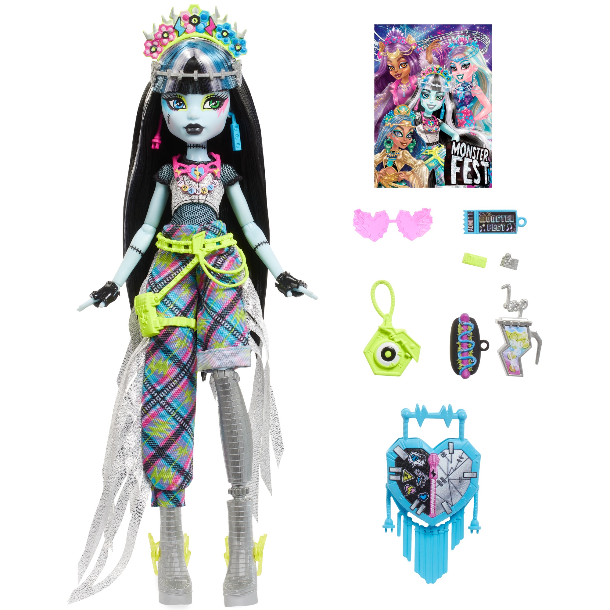 Muñeca Monster Fest Frankie Stein Monster High 5