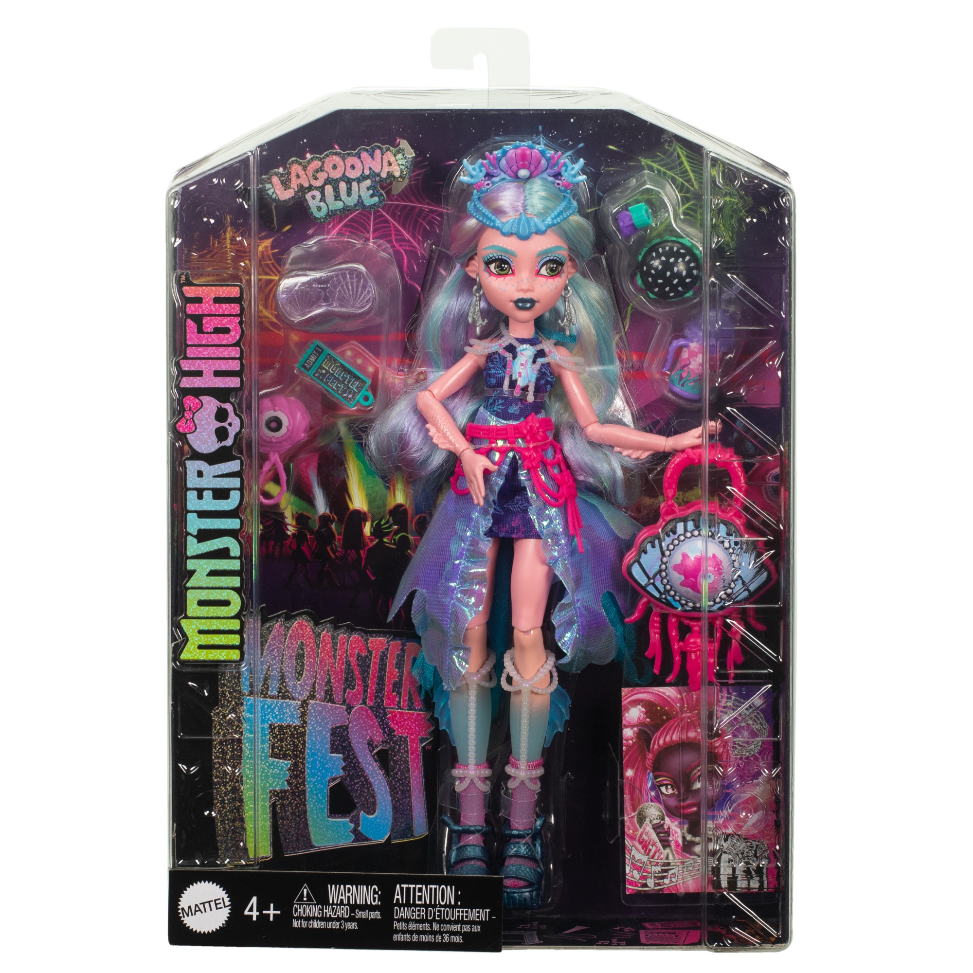 Muñeca monstruita Monster Fest Lagoona Blue Monster High 6
