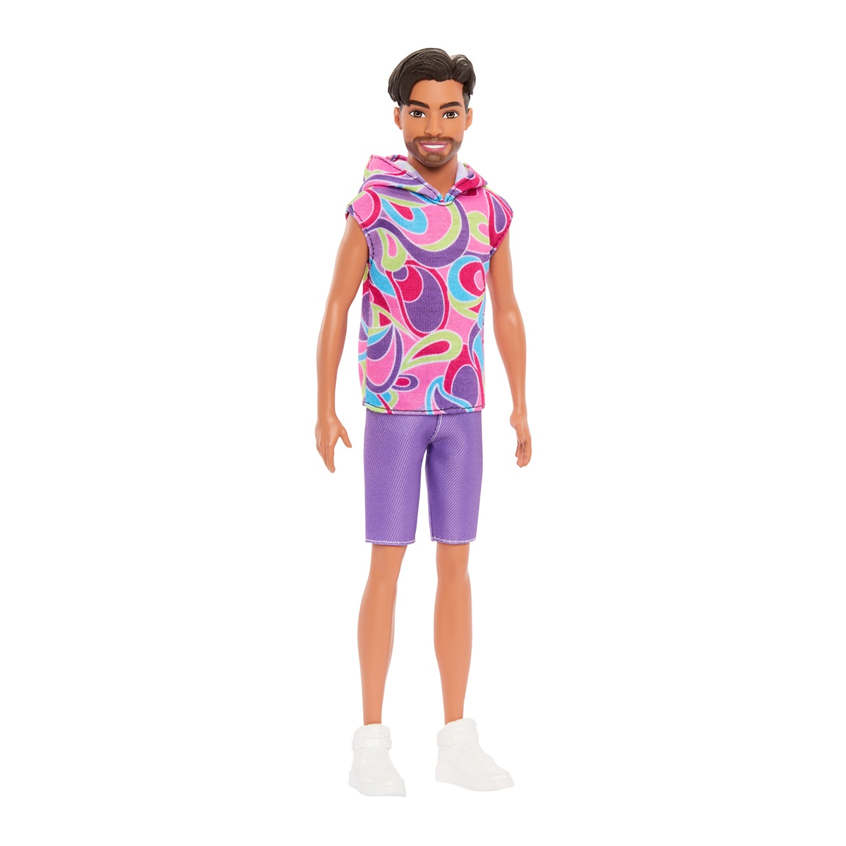 Muñeco moreno Ken con barba Colección 65 aniversario Barbie Fashionistas 1