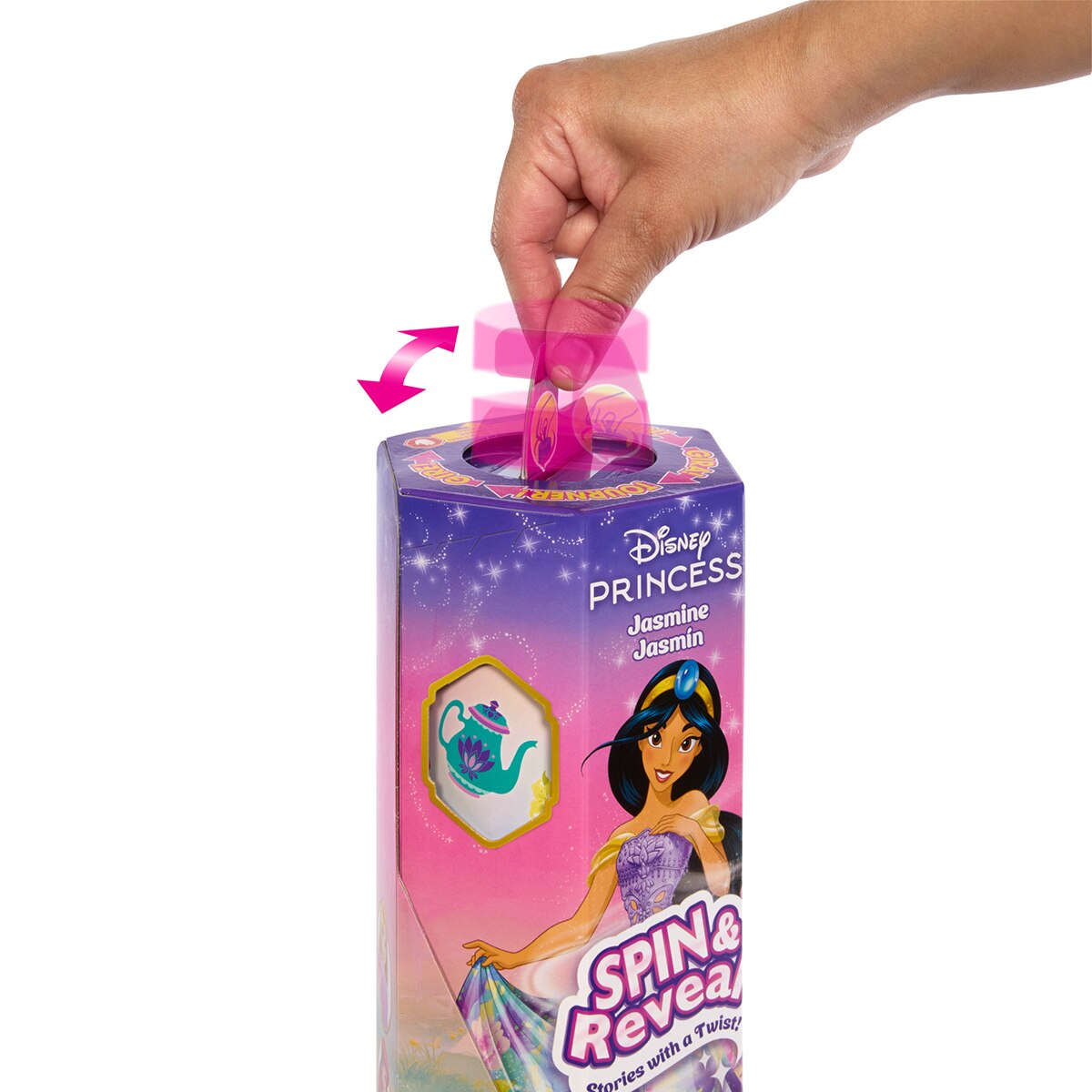 Boneca Jasmine Spin & Reveal Disney Princesas 3