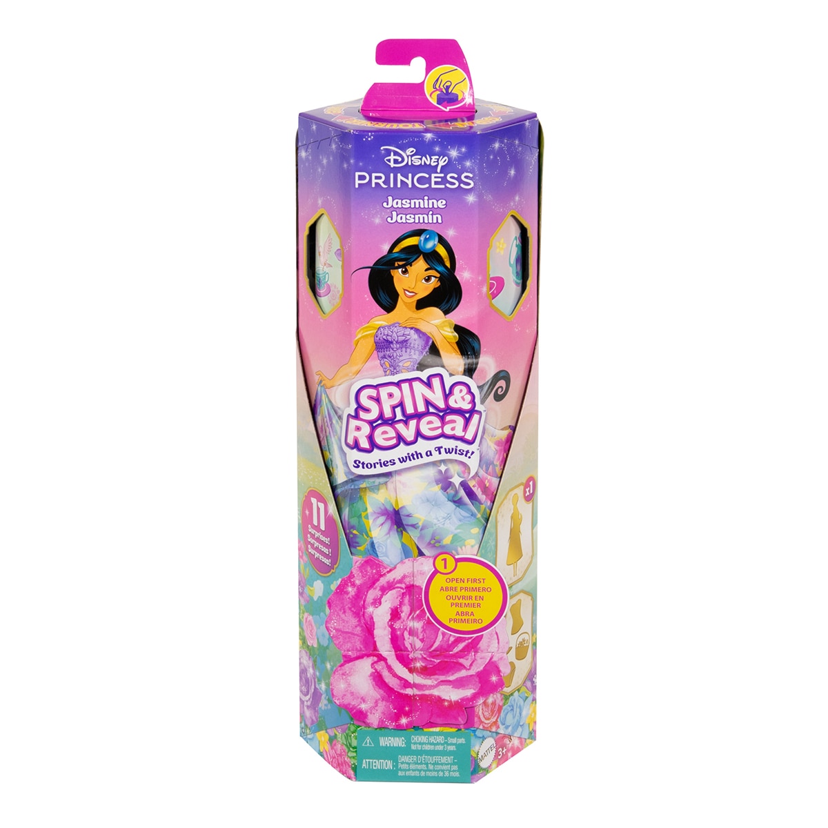 Boneca Jasmine Spin & Reveal Disney Princesas 5